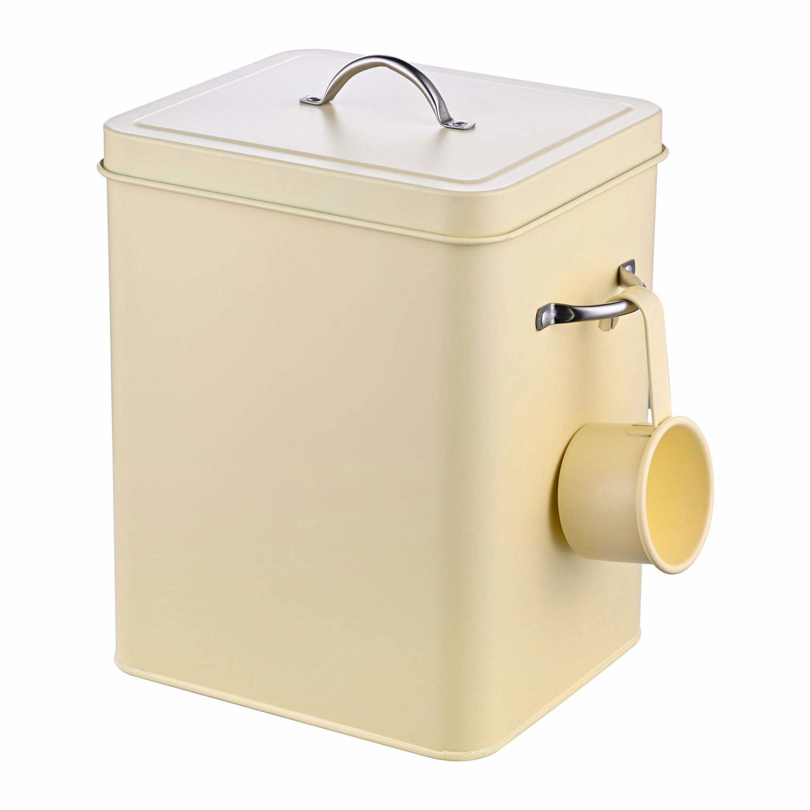 Metalopbevaringskasse med låg, 6L – Retro Charm