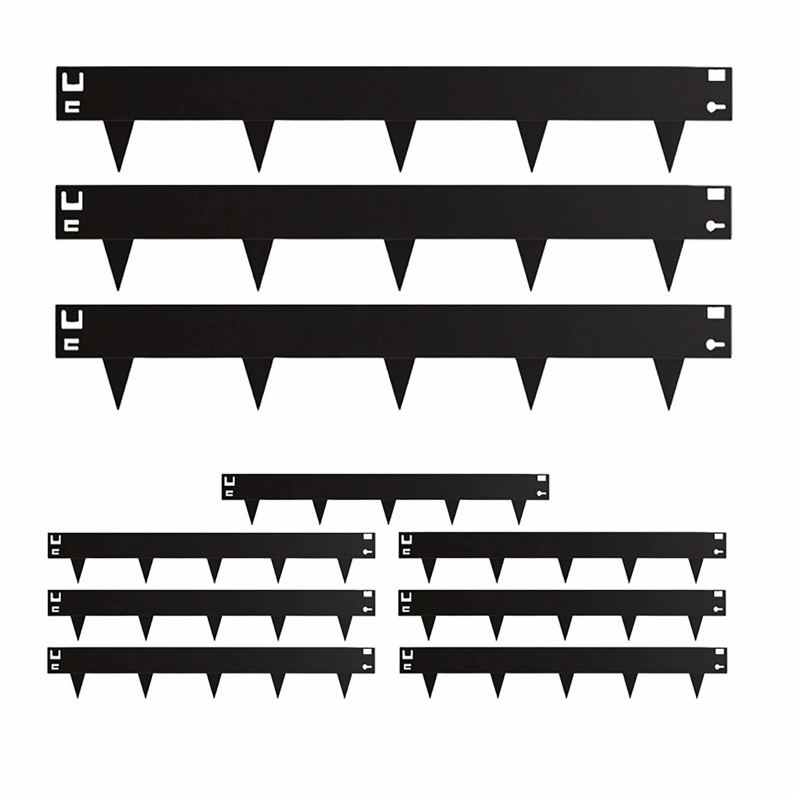 Stålkant til græsplæner – Fleksibel, ukrudtsblokerende barriere