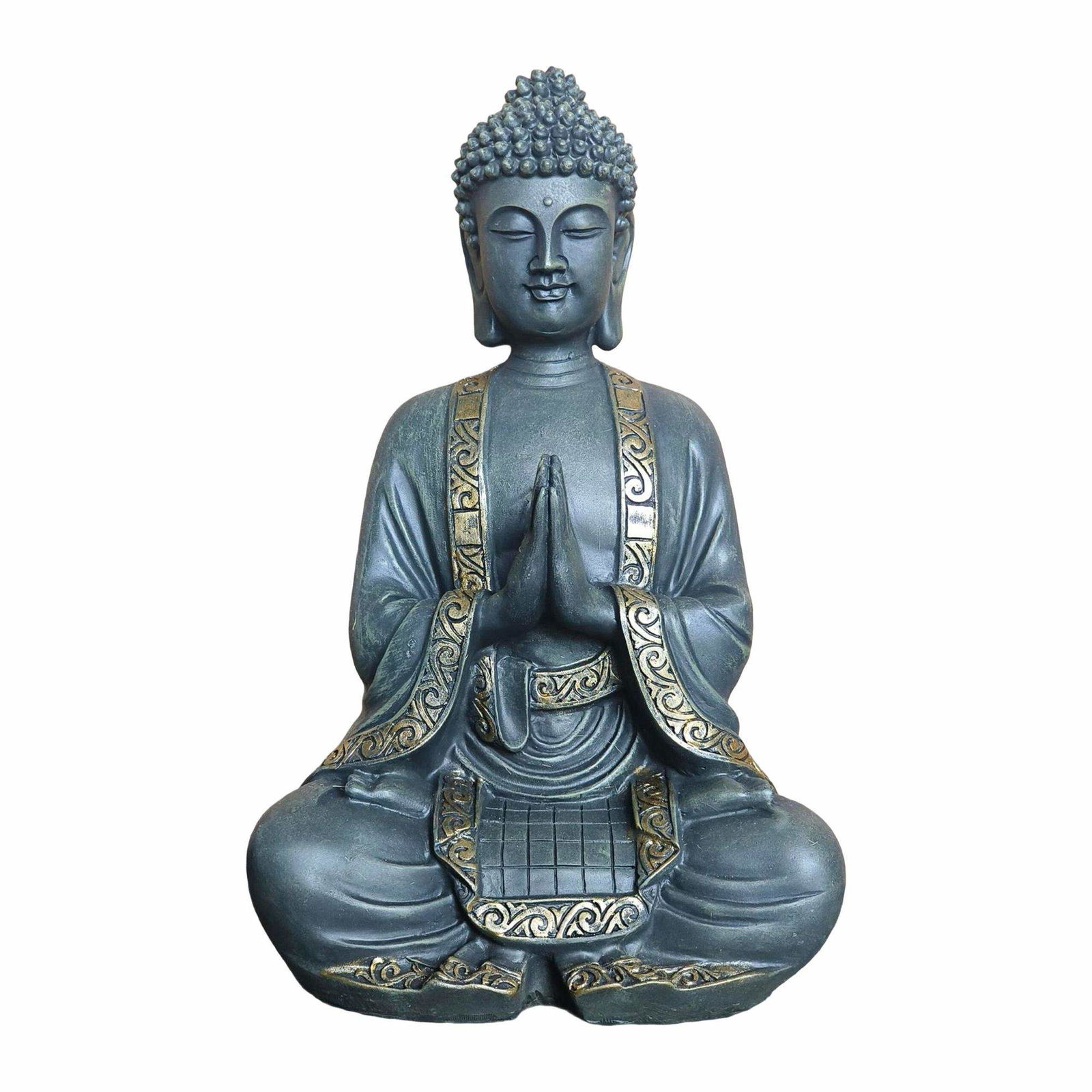 Buddha-statue 38 cm – Vejrbestandig Zen-indretning