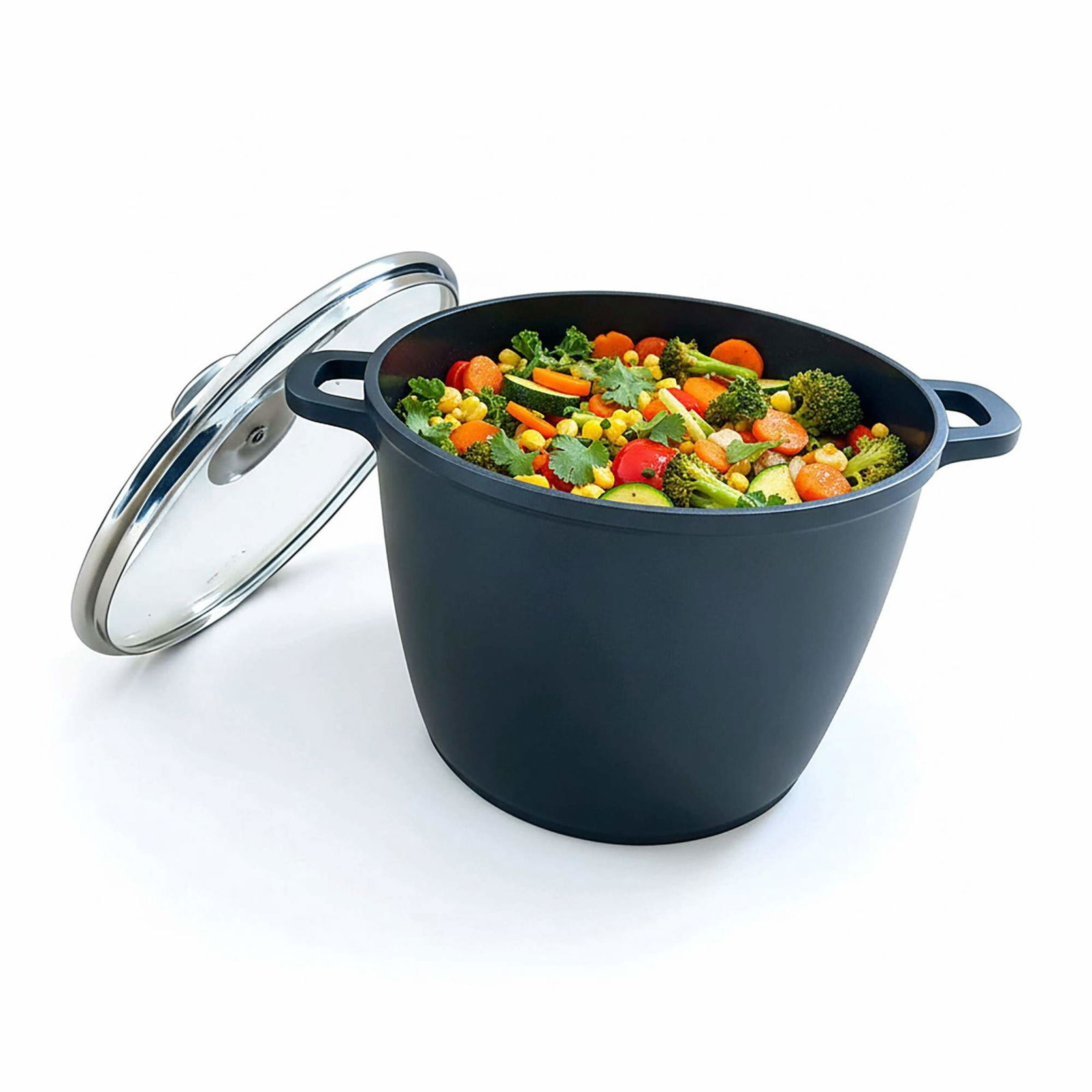 XXL non-stick soppgryta med glaslock – gjuten aluminium | Hem & Hobby | Pryloteket