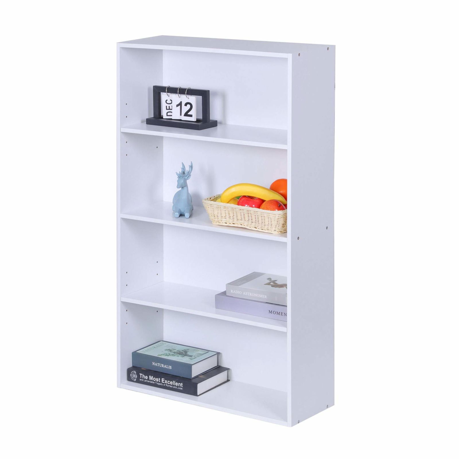 Justerbar bokhylla med säkra halkfria fötter | Hem & Hobby | Pryloteket