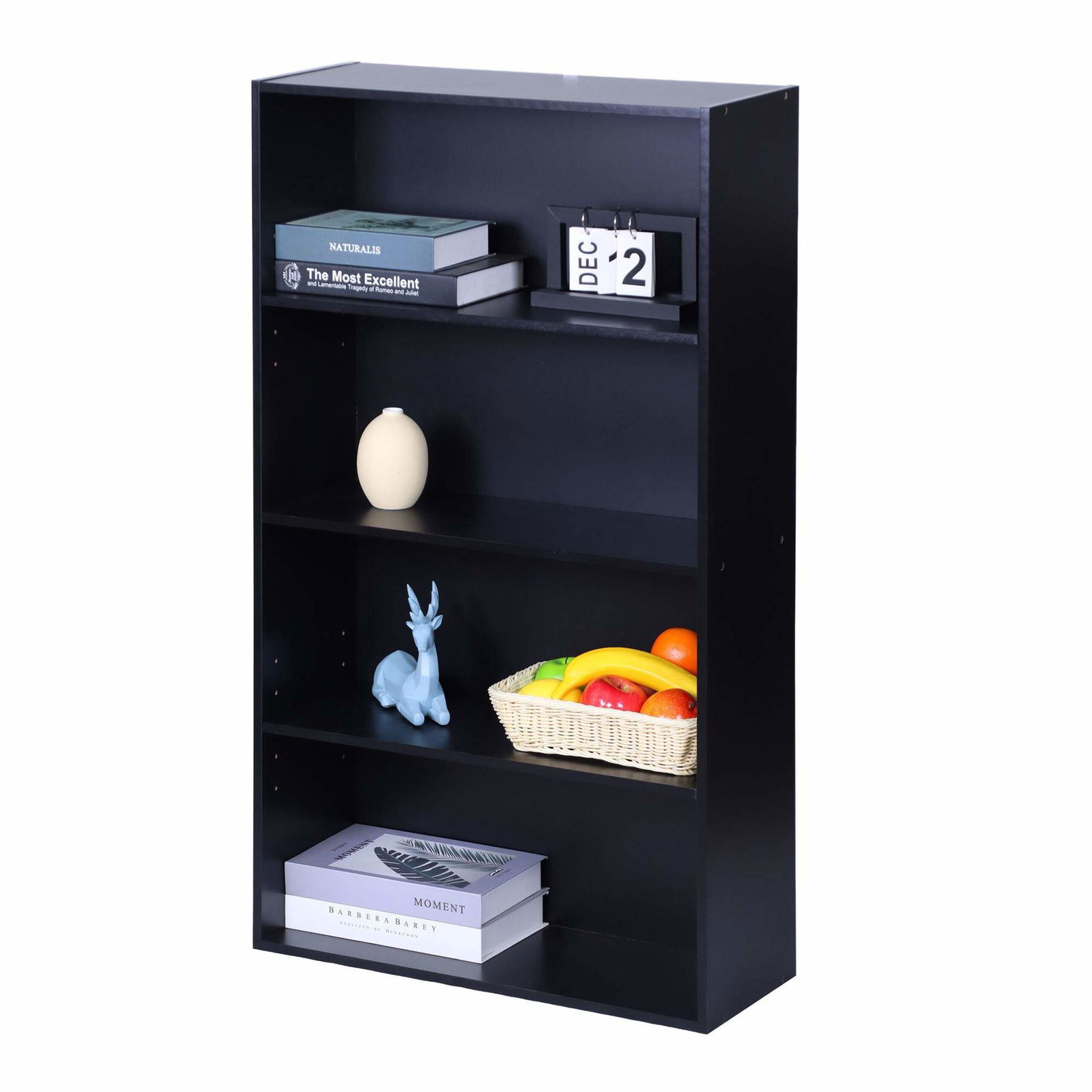 Justerbar bokhylla med säkra halkfria fötter | Hem & Hobby | Pryloteket