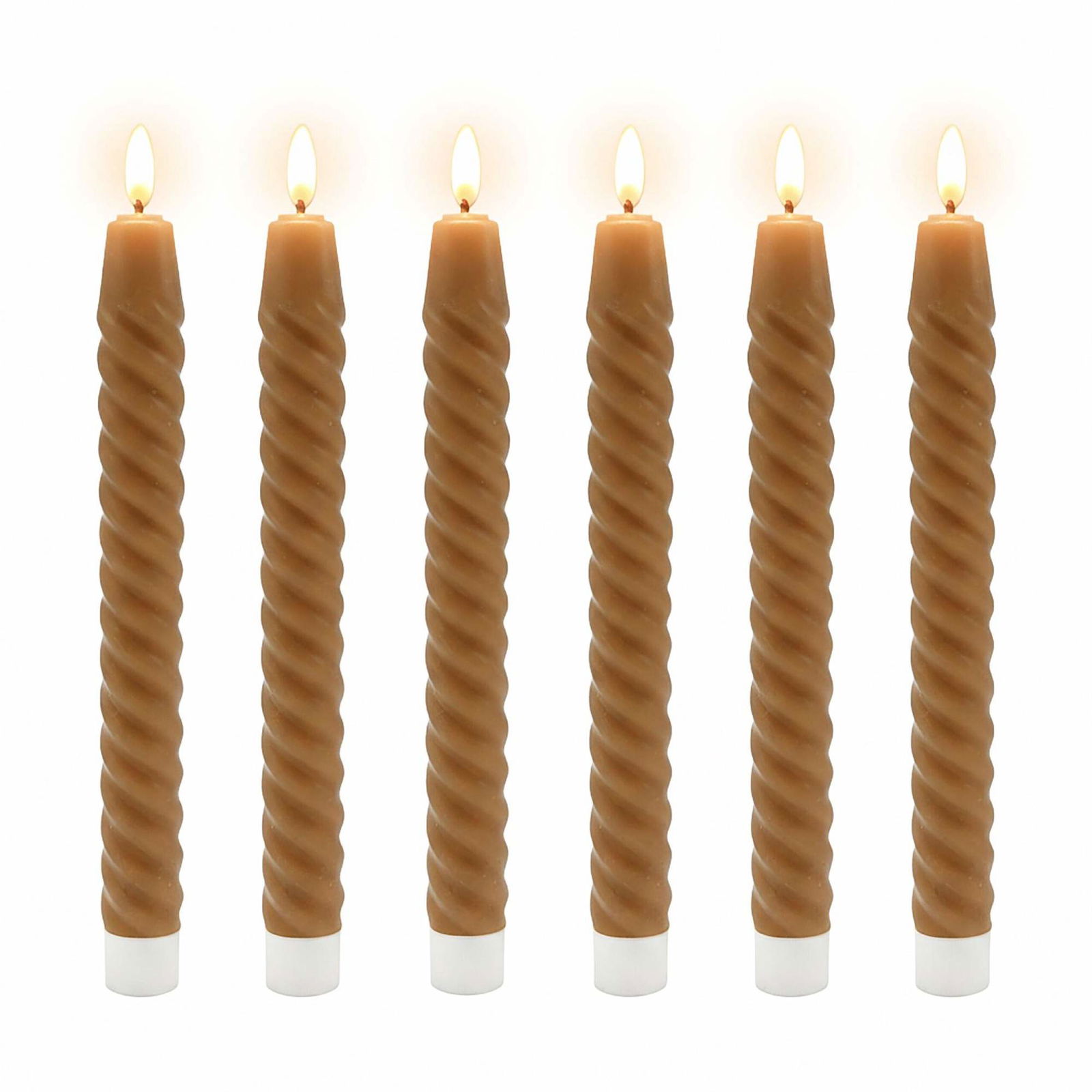LED-koniska ljus, flamlösa, äkta vax, set om 6 | Hem & Hobby | Pryloteket