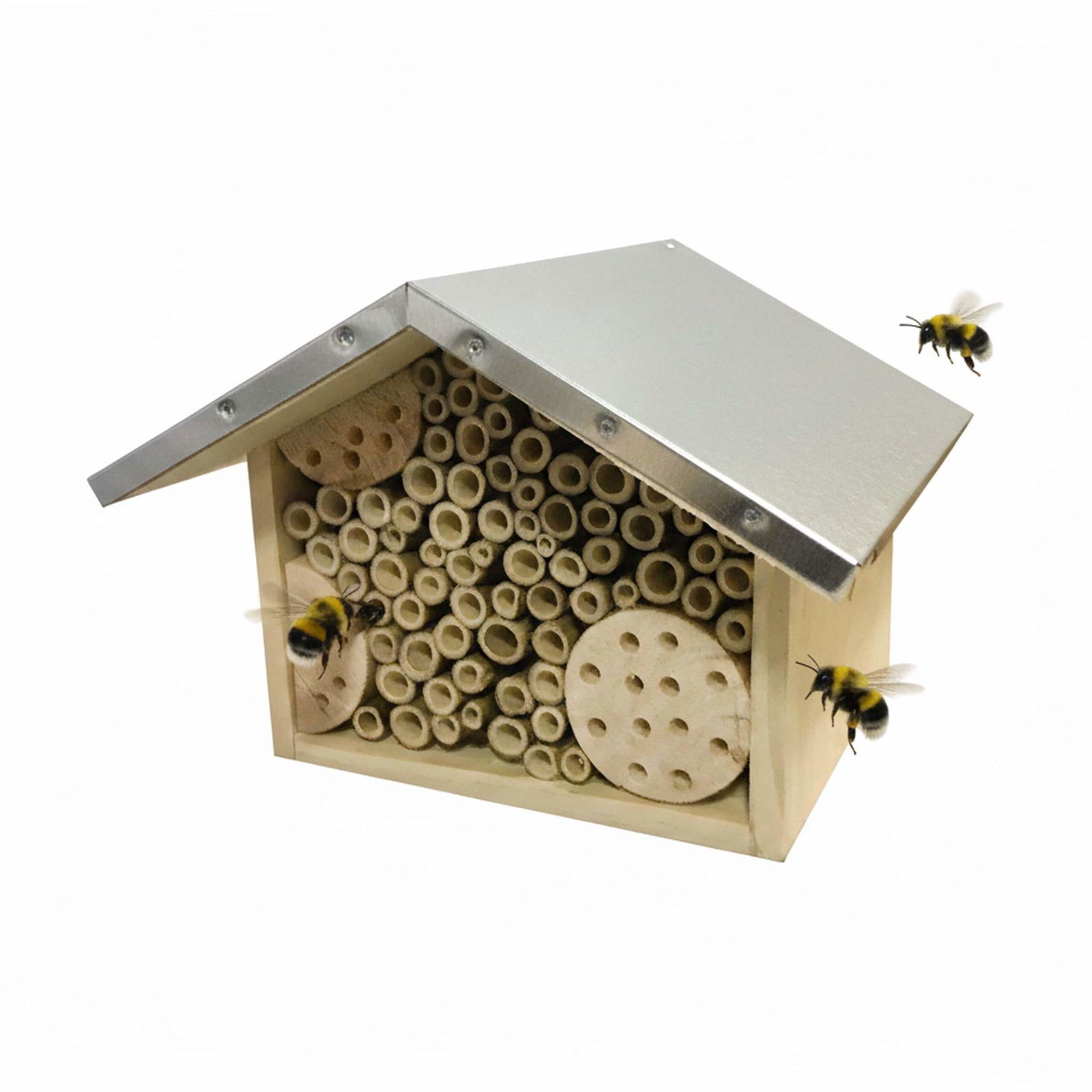 Bihotel med metaltag – Støt vilde bier