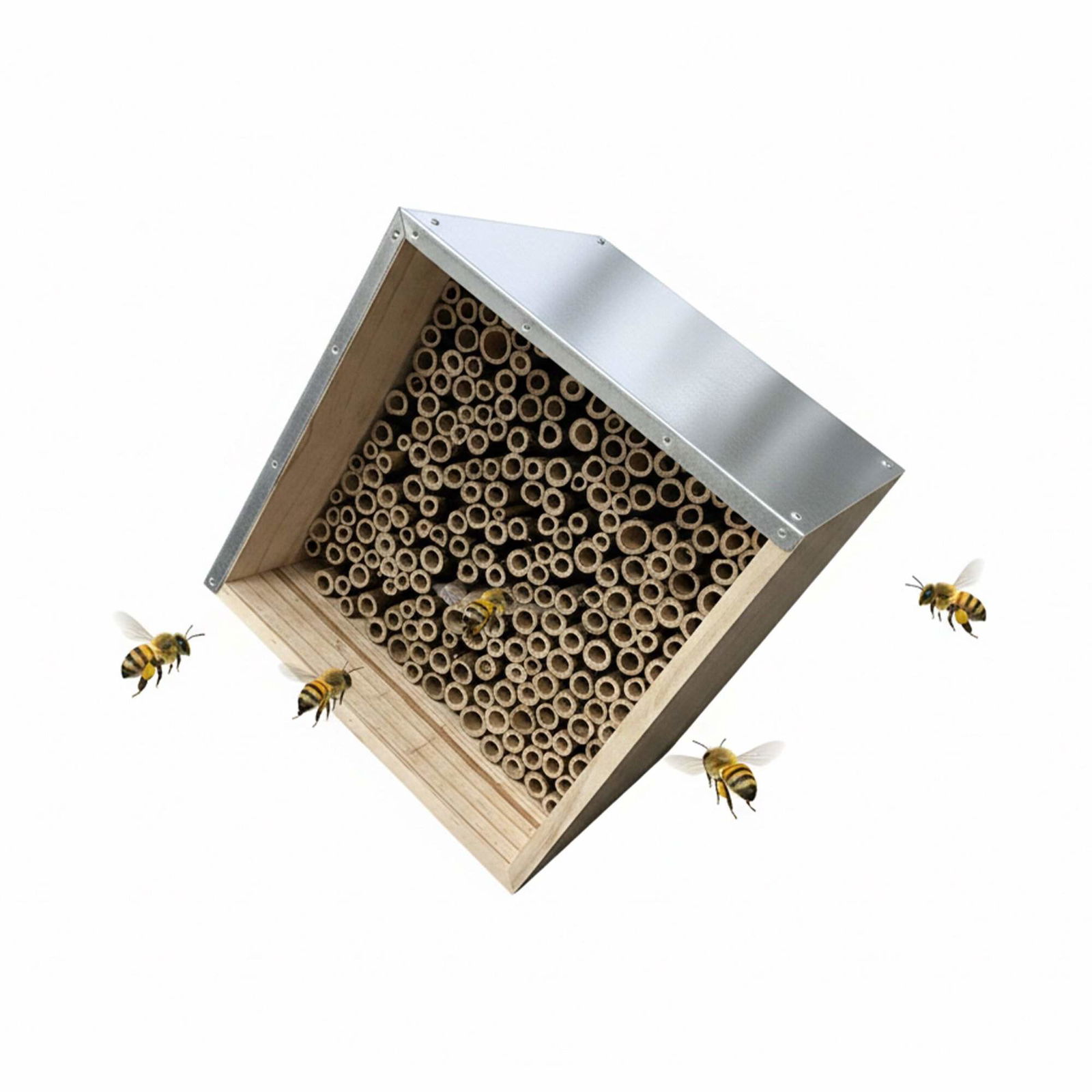 Bihotel med metaltag – Beskytter vilde bier