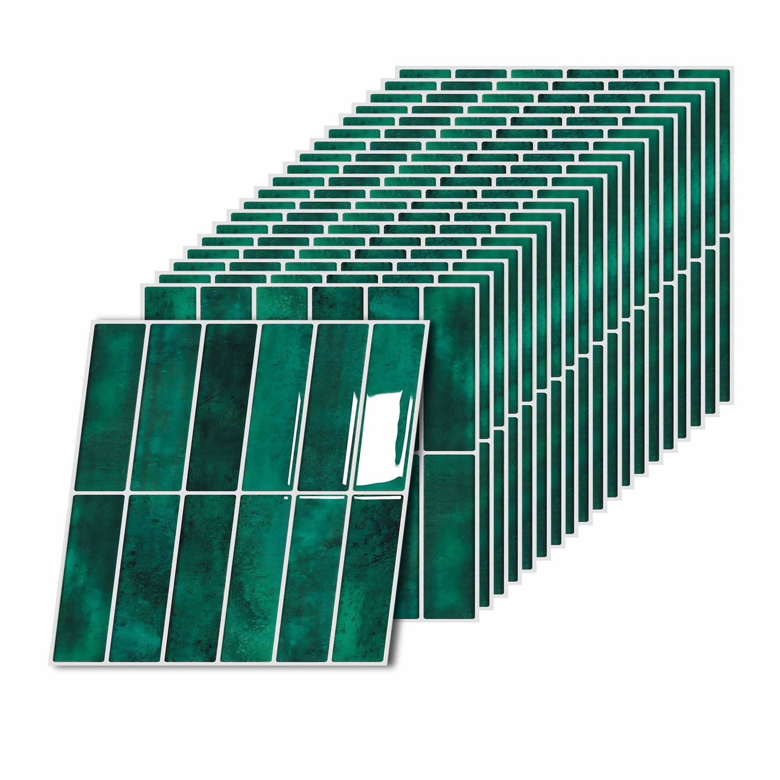 Selvklæbende 3D-fliseklistermærker, 30x30 cm, let at fjerne