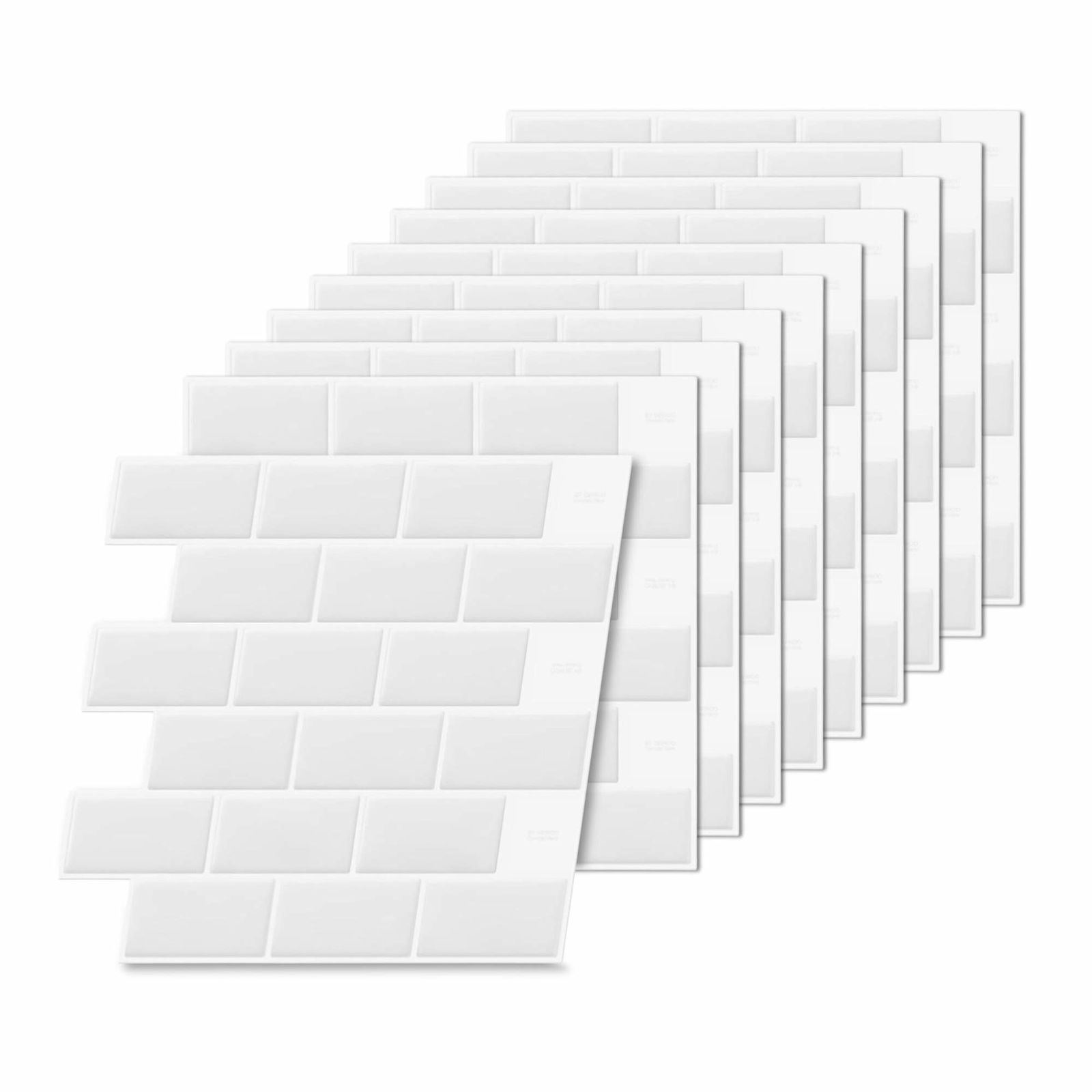 Selvklæbende 3D-vægfliser, 30x30 cm – Nem montering