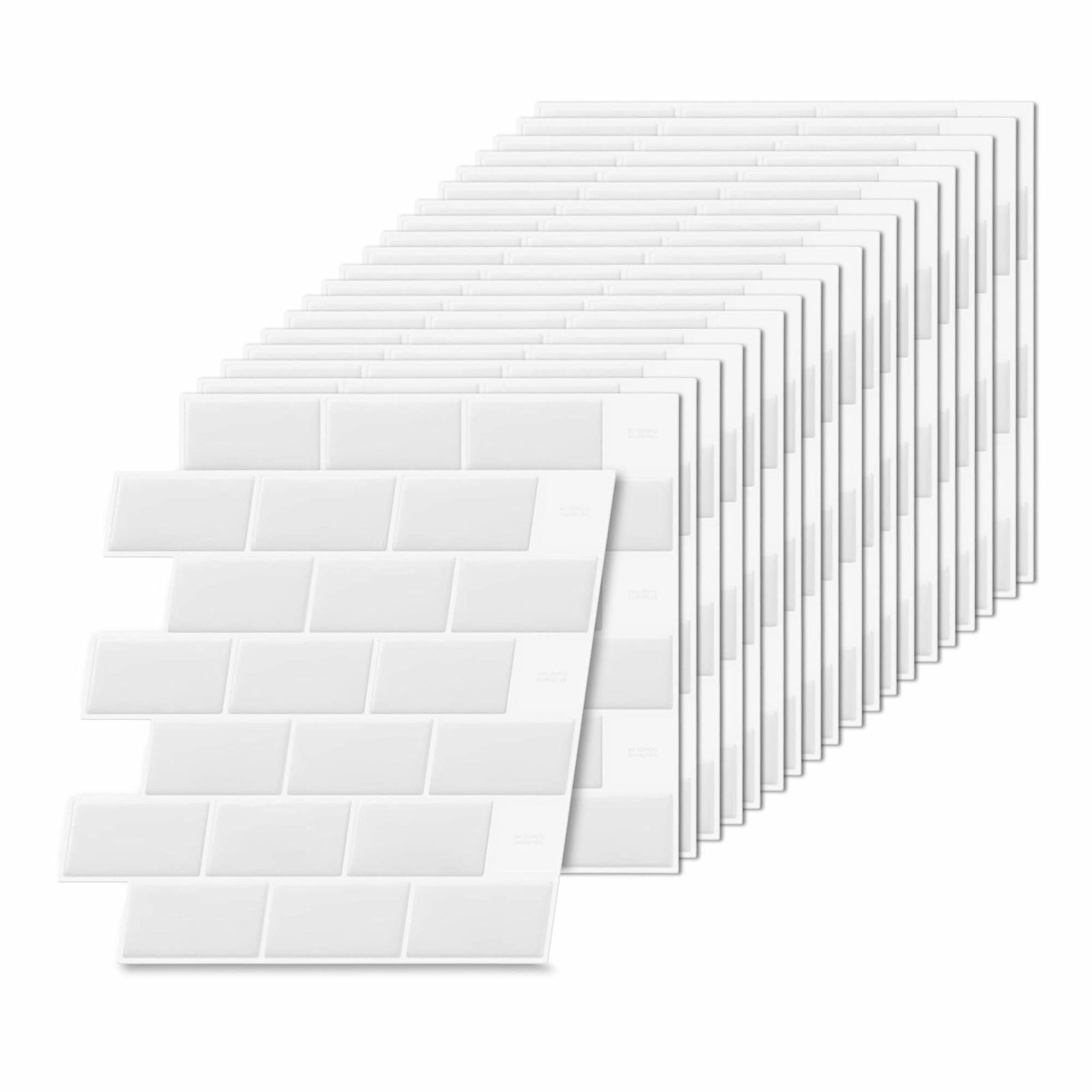 Selvklæbende 3D-vægfliser, 30x30 cm – Hurtig renovering