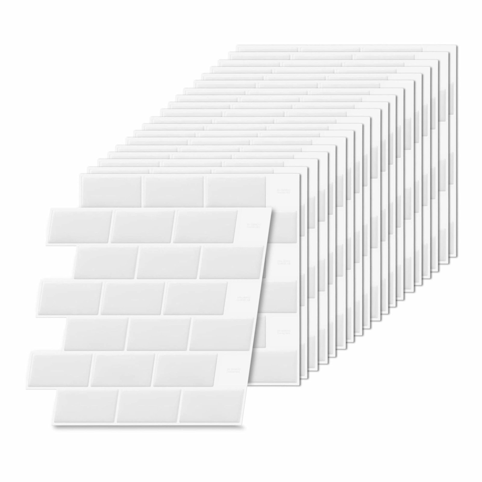 Selvklæbende 3D-vægfliser, 30x30 cm – Hurtig renovering