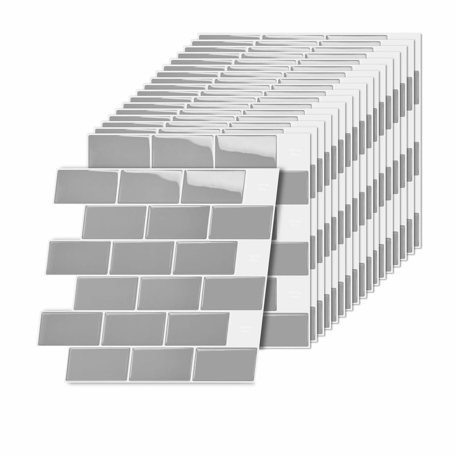 Selvklæbende 3D-vægfliser, 30x30 cm – Nem montering