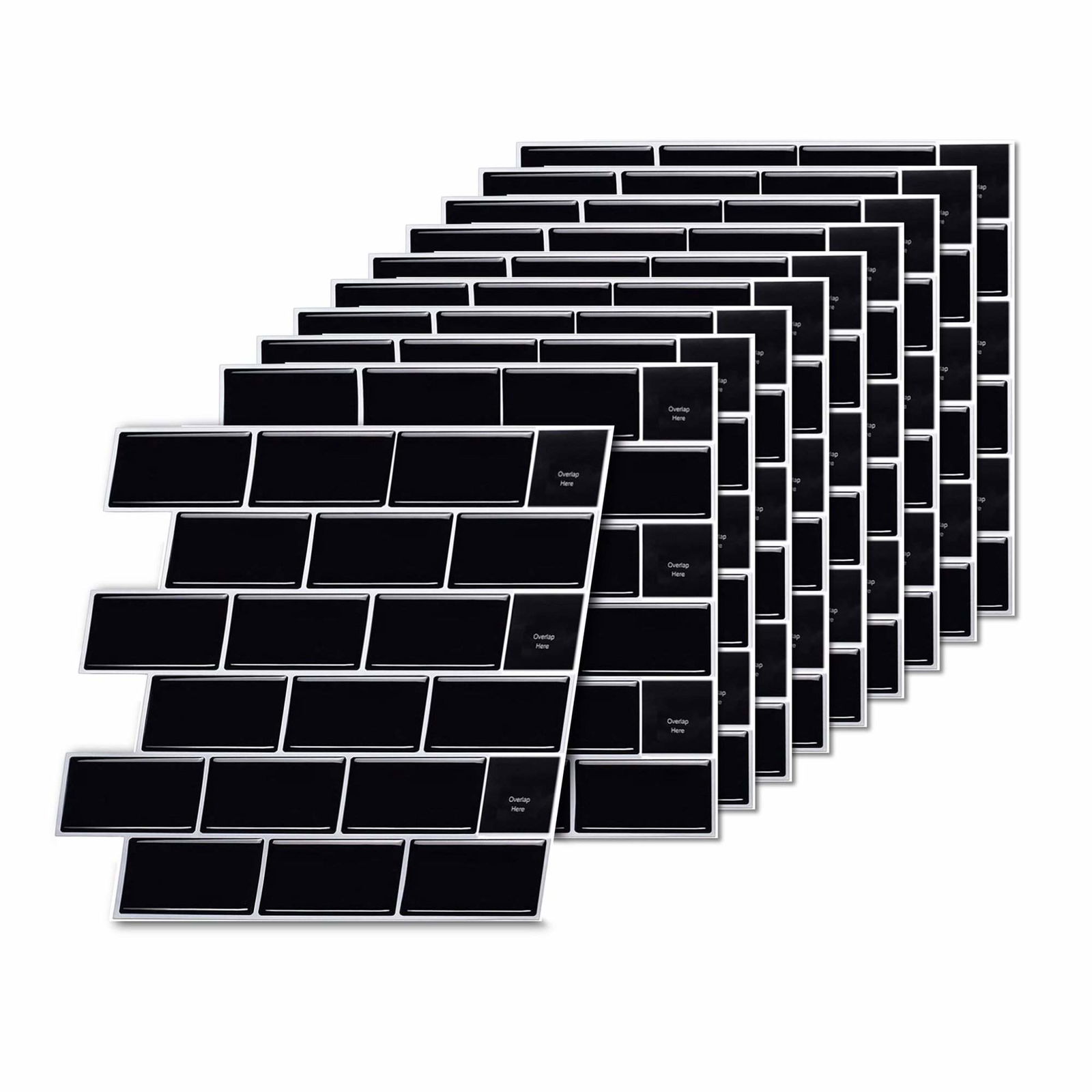 Selvklæbende 3D-vægfliser, 30x30 cm – Nem montering