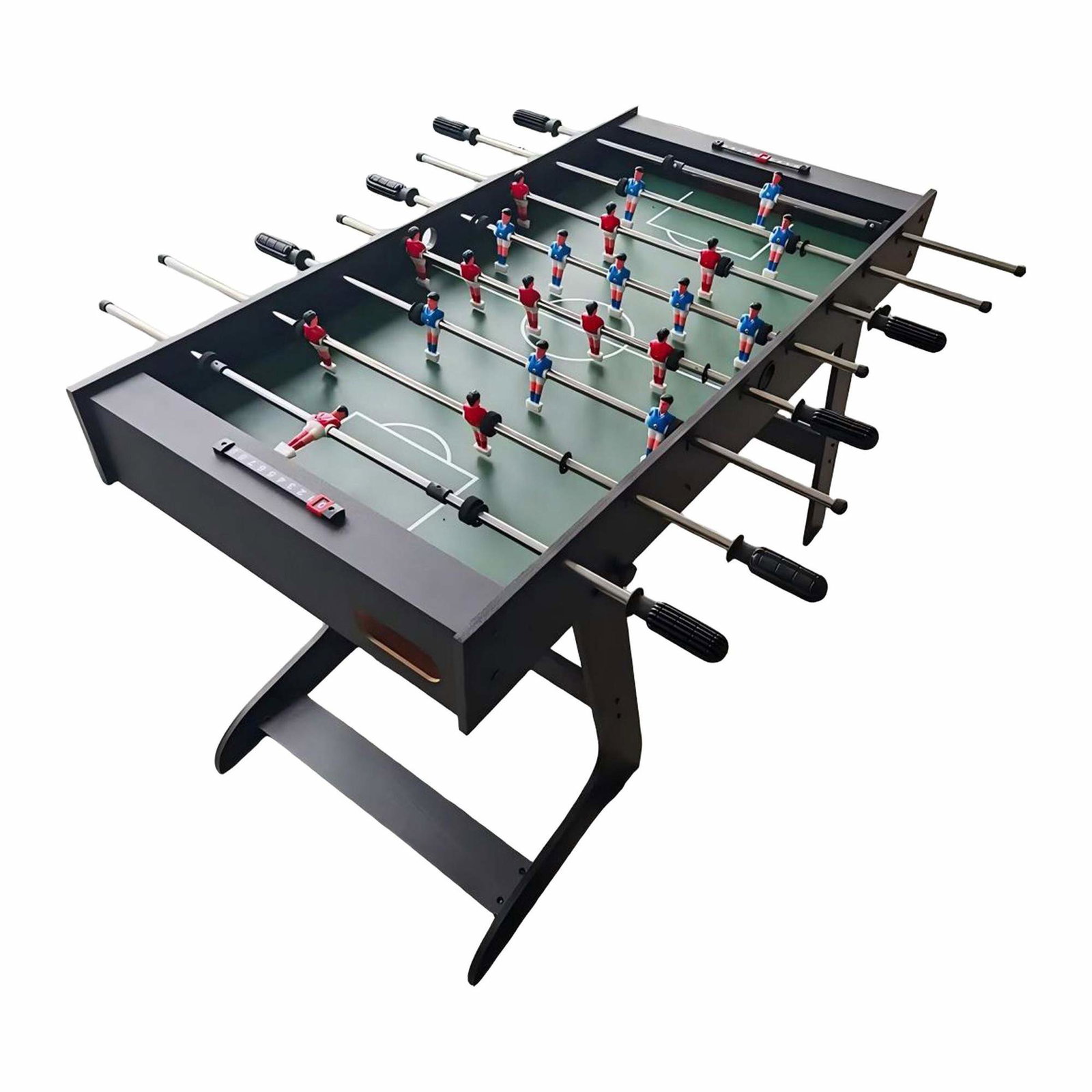 Hopfällbart fotbollsbord med halkfria handtag och poängräknare | Hem & Hobby | Pryloteket