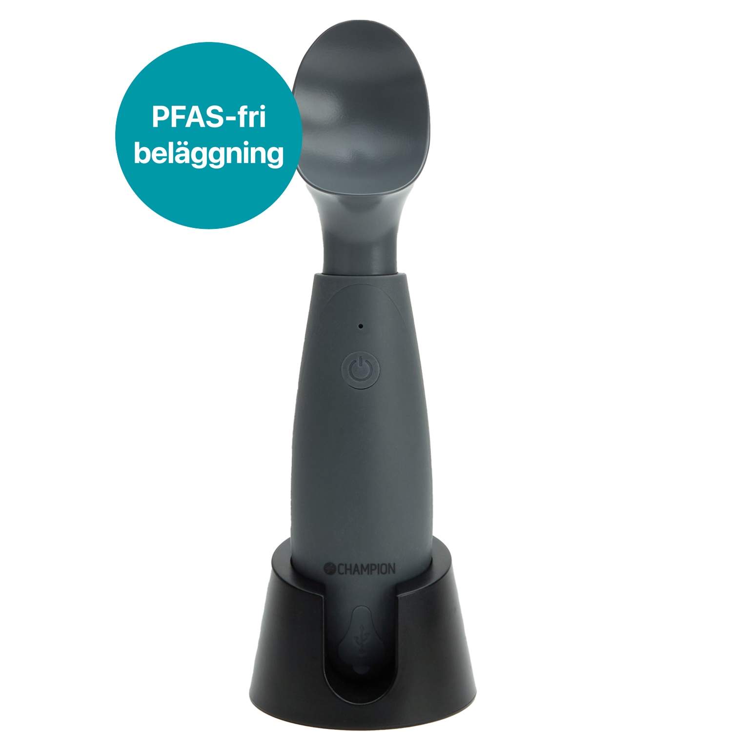 Elektrisk glassskopa, USB-C laddningsbar, mattgrå | Hem & Hobby | Pryloteket