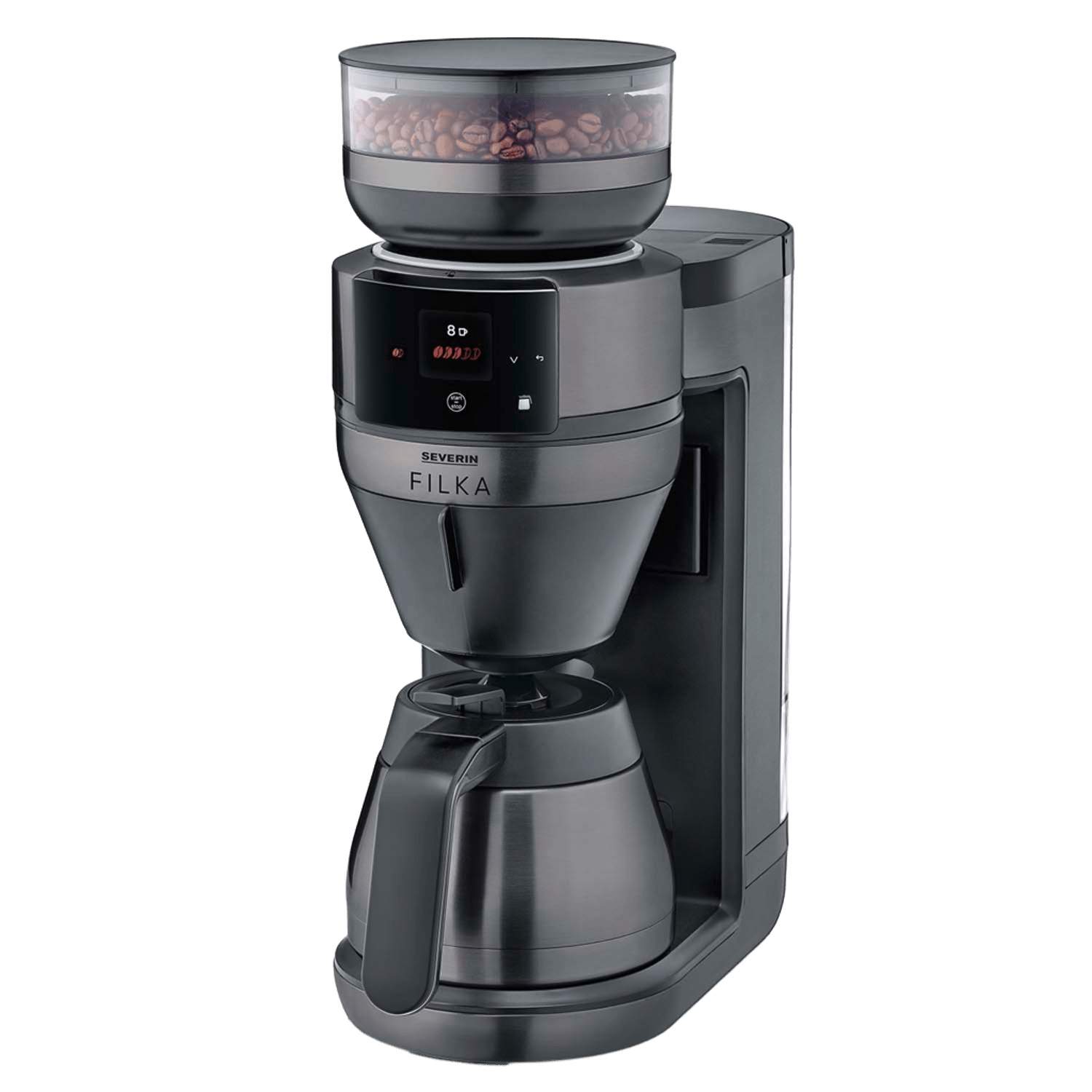 Automatisk kaffemaskine med termokande, 2 liters kapacitet billede