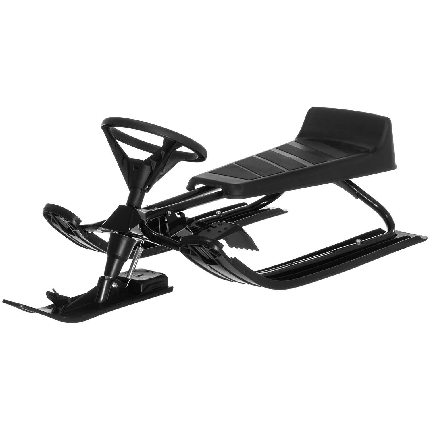 Barnsnöskoter svart – slitstark HDPE, automatiskt indragbart rep | Hem & Hobby | Pryloteket