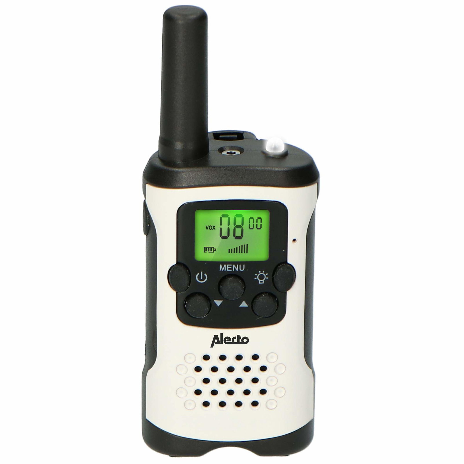 Walkie-talkie-sæt, 2 håndsæt, 7 km rækkevidde, 24 timers standby