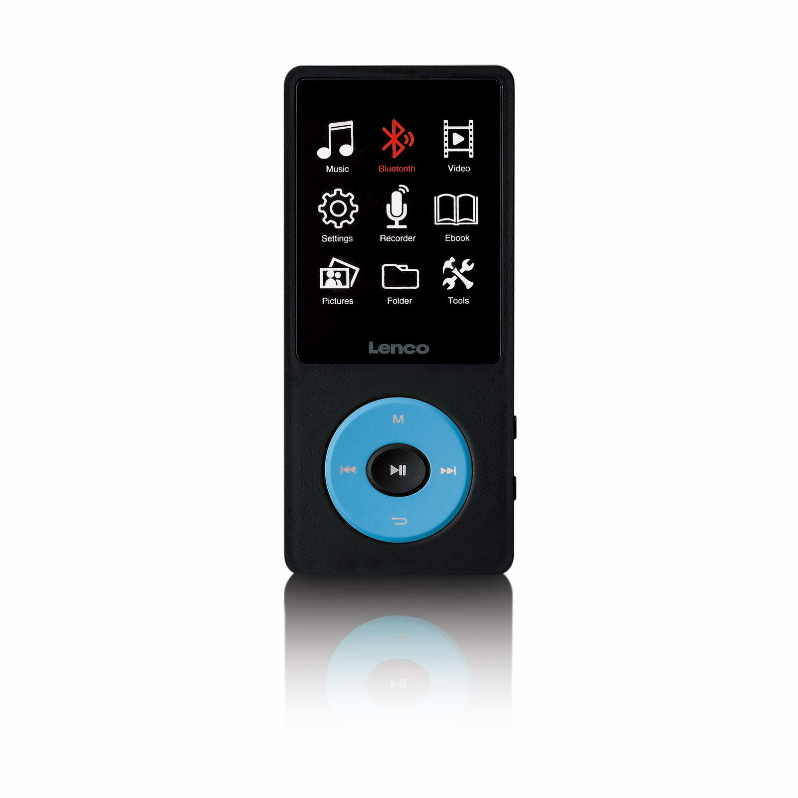 MP3/MP4-spelare med Bluetooth, 8 GB minne, blå | Hem & Hobby | Pryloteket