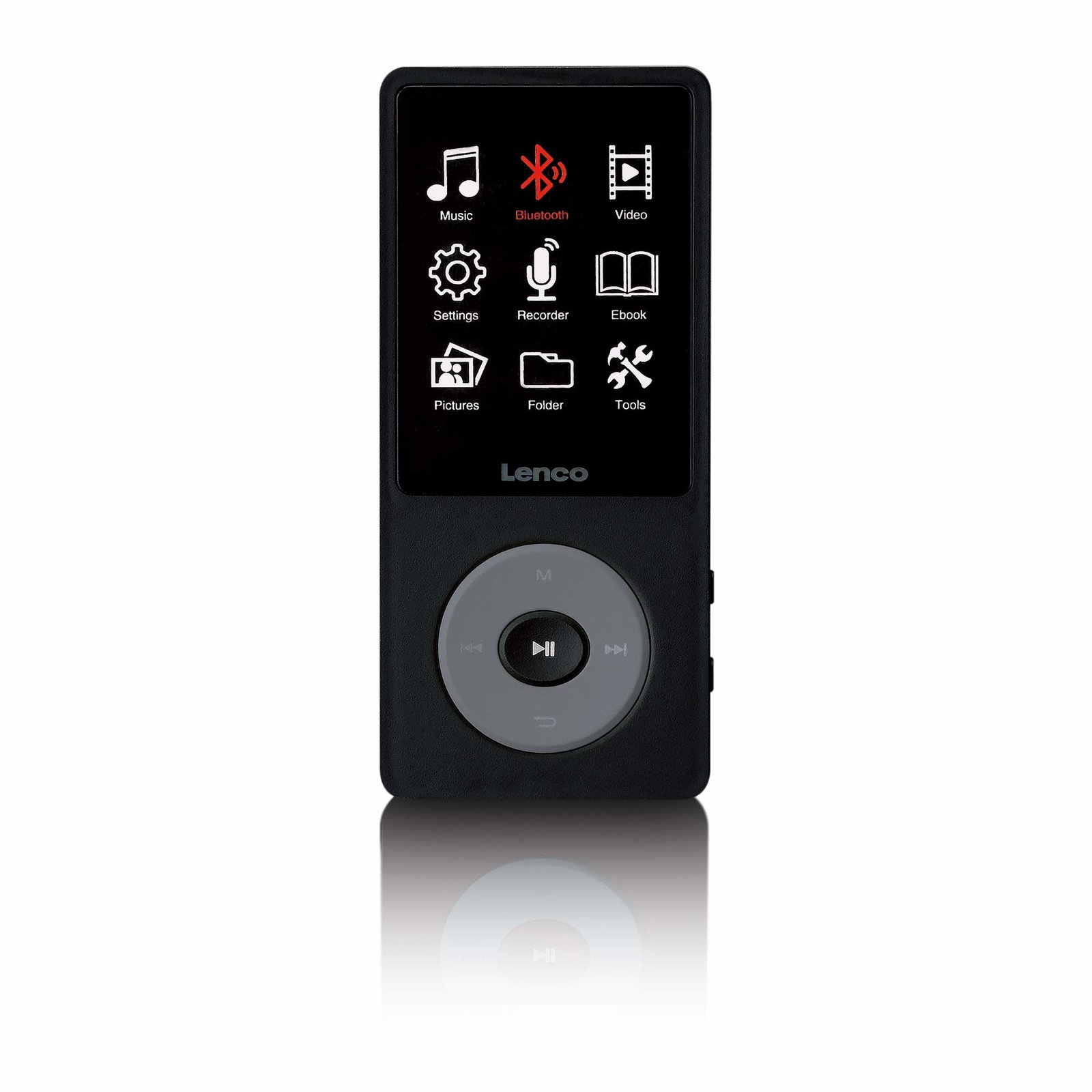 MP3/MP4-spelare med Bluetooth, 8 GB minne, svart | Hem & Hobby | Pryloteket