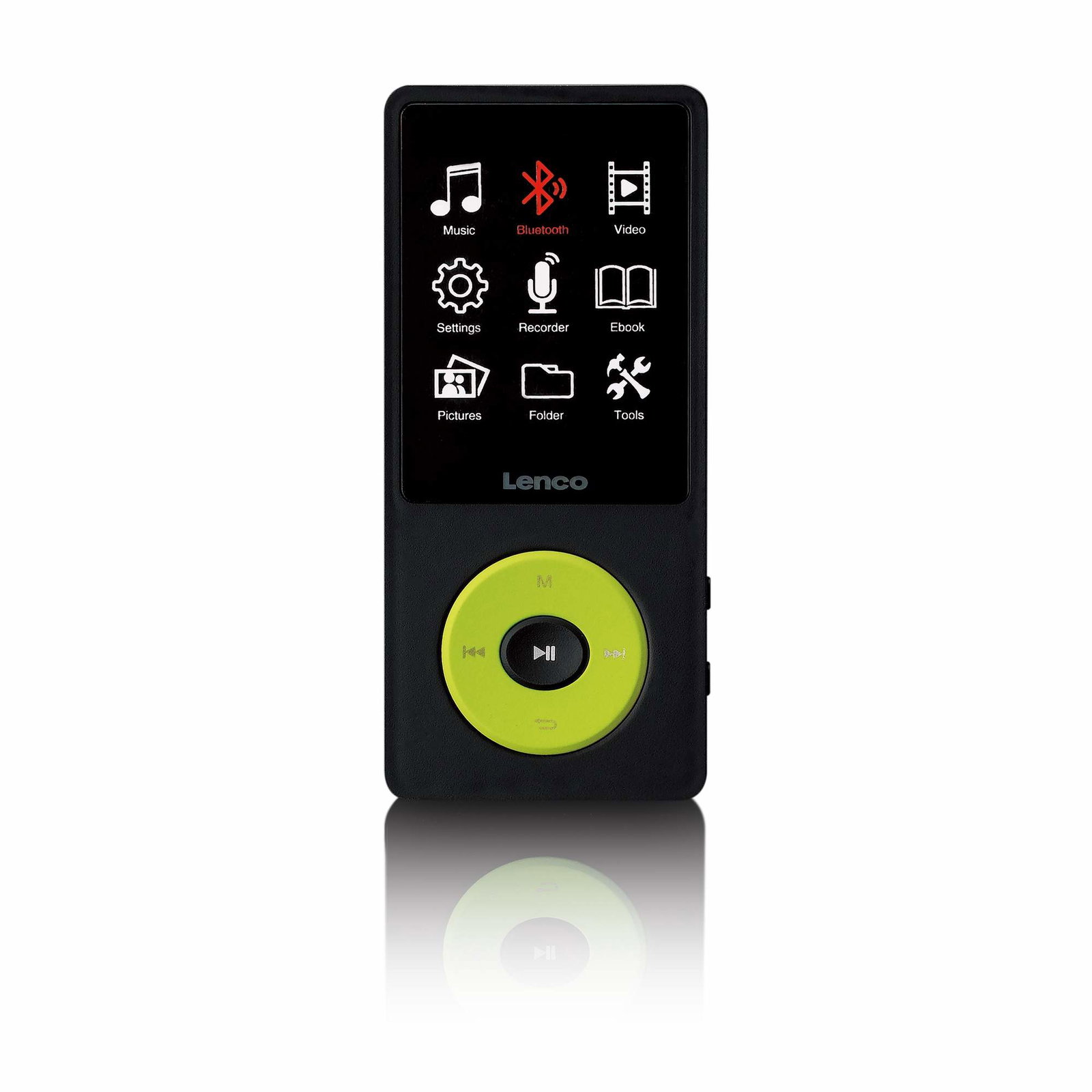 MP3/MP4-spelare med Bluetooth, 8 GB minne, grön | Hem & Hobby | Pryloteket
