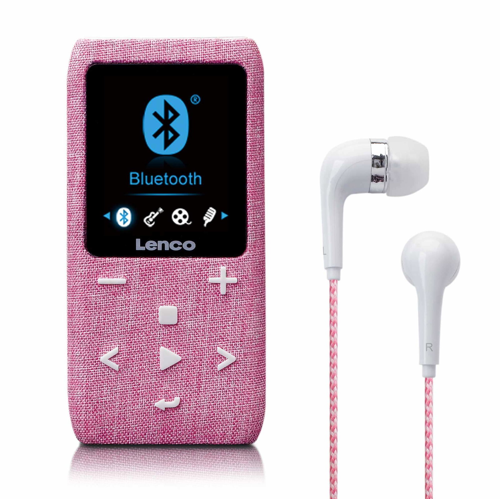 MP3/MP4-spelare med Bluetooth, 8 GB, rosa, FM-radio | Hem & Hobby | Pryloteket