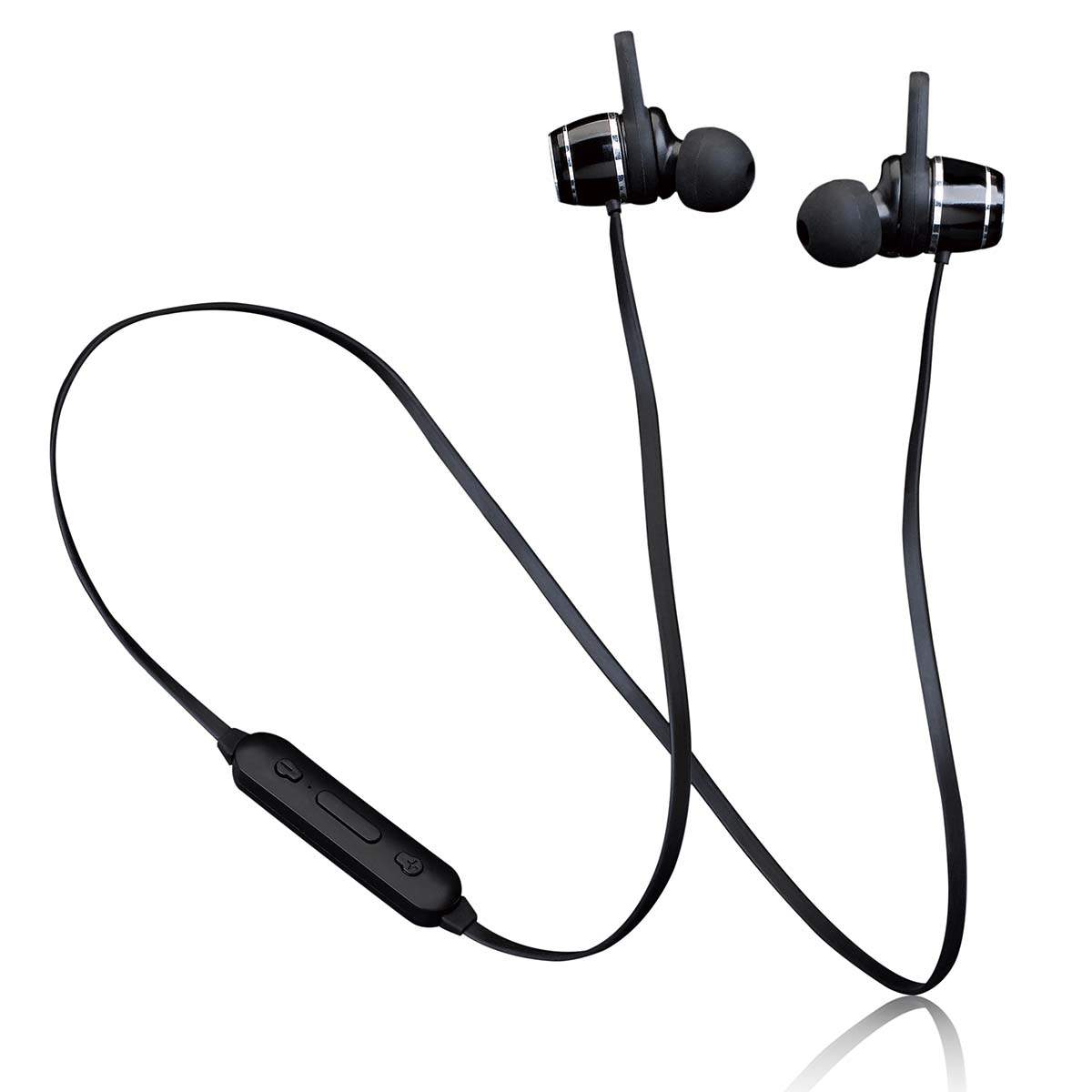 Svedtætte Bluetooth-øretelefoner, 9 timers batterilevetid, sorte