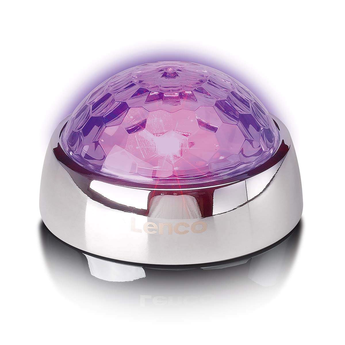 Skivspelares mittstabilisator med LED-ljus, silver | Hem & Hobby | Pryloteket