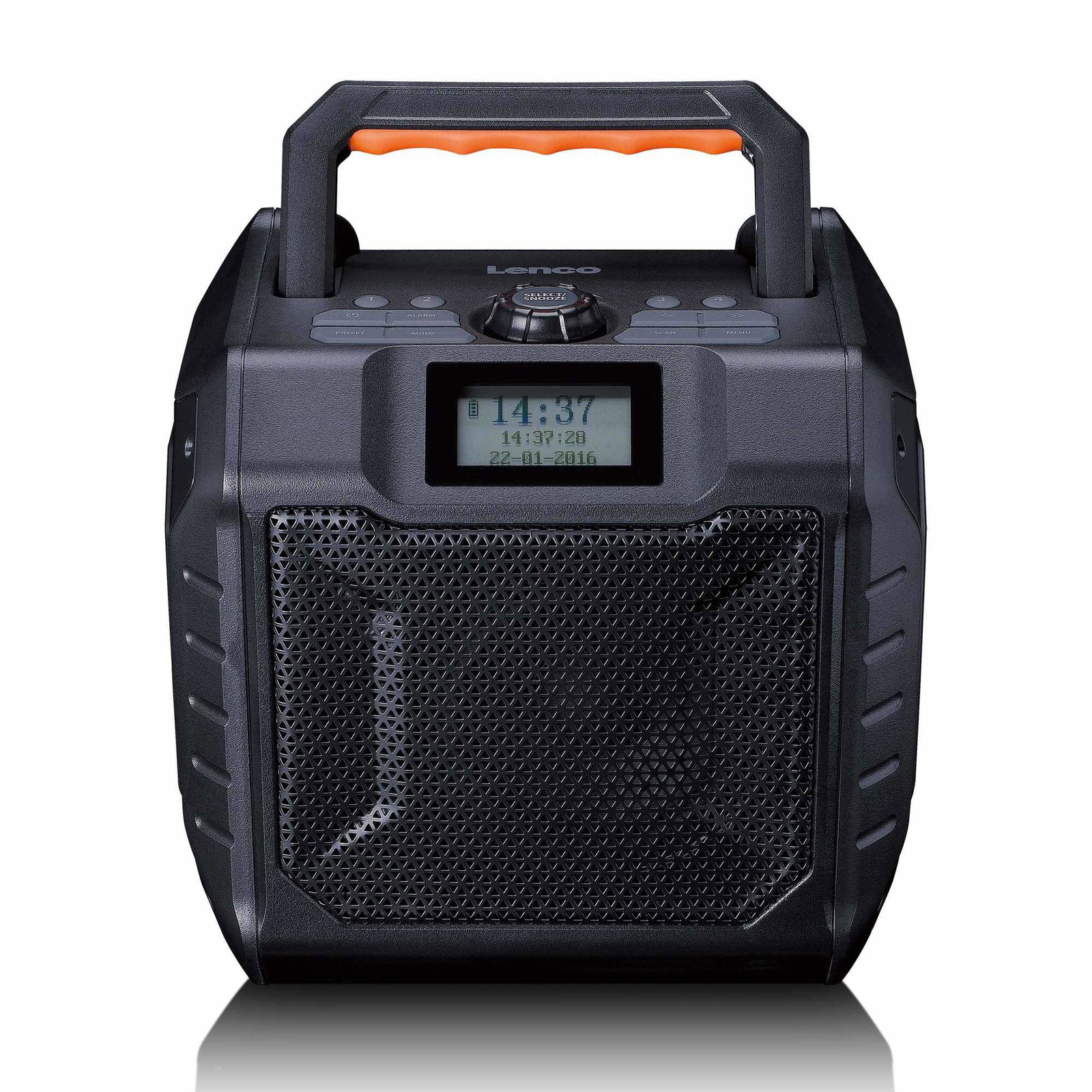 Bærbar DAB+/FM-radio med Bluetooth, vandafvisende, 20 timers batterilevetid billede