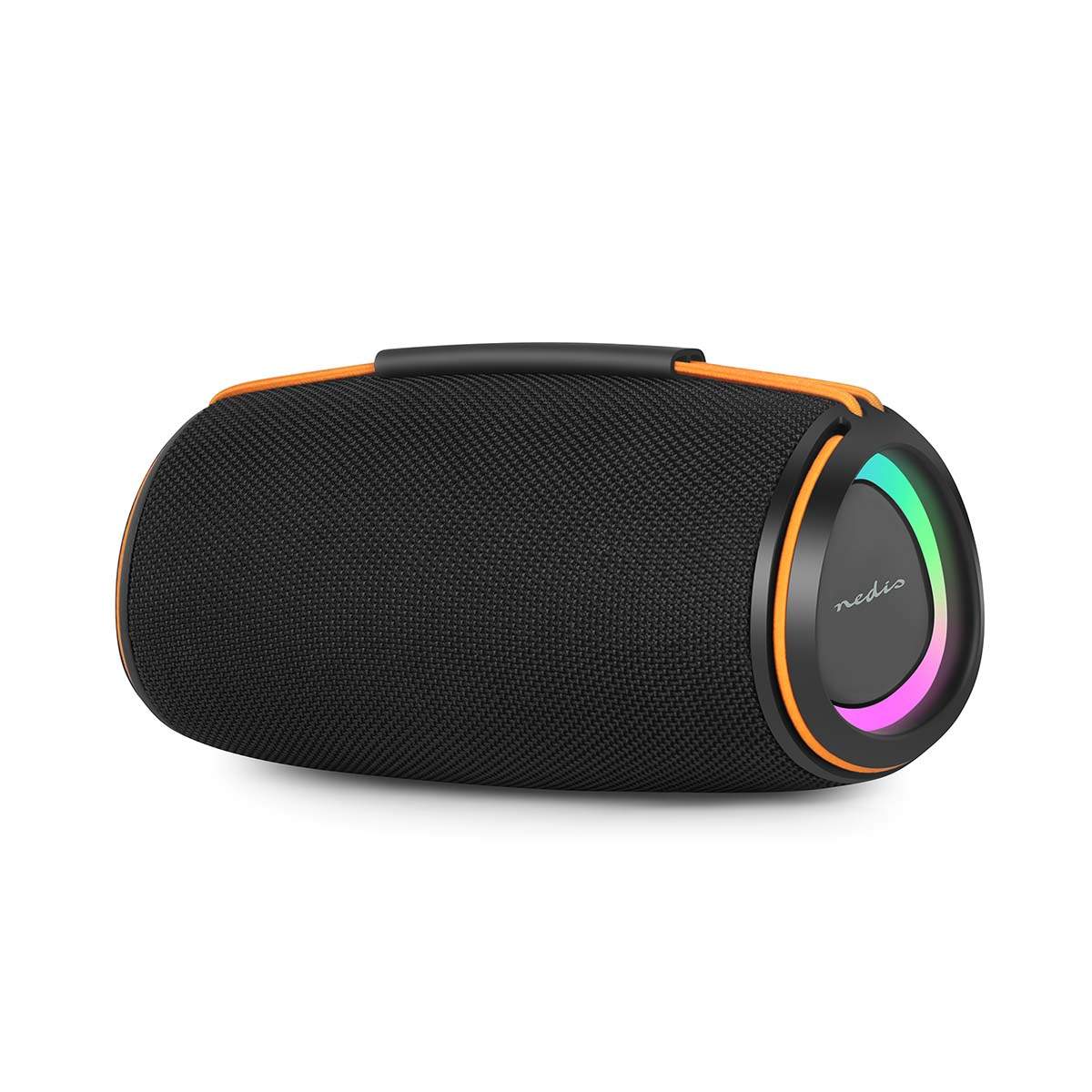 Bluetooth-högtalare, 60W, bärbar, svart/orange | Hem & Hobby | Pryloteket