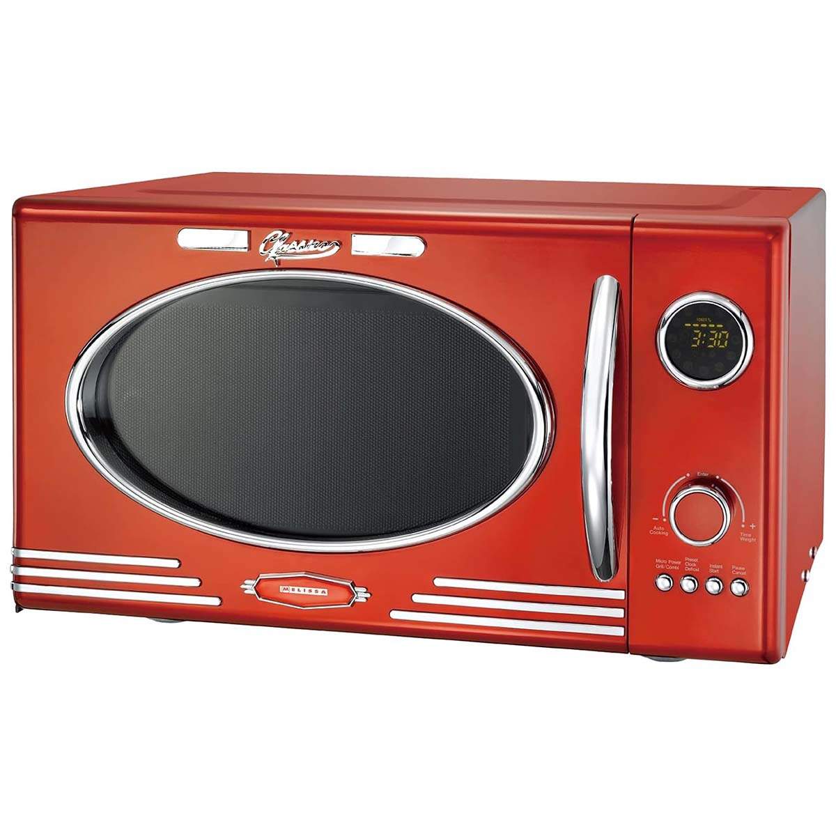 Mikrobølgeovn med grill, 800W, 23L, 12 programmer