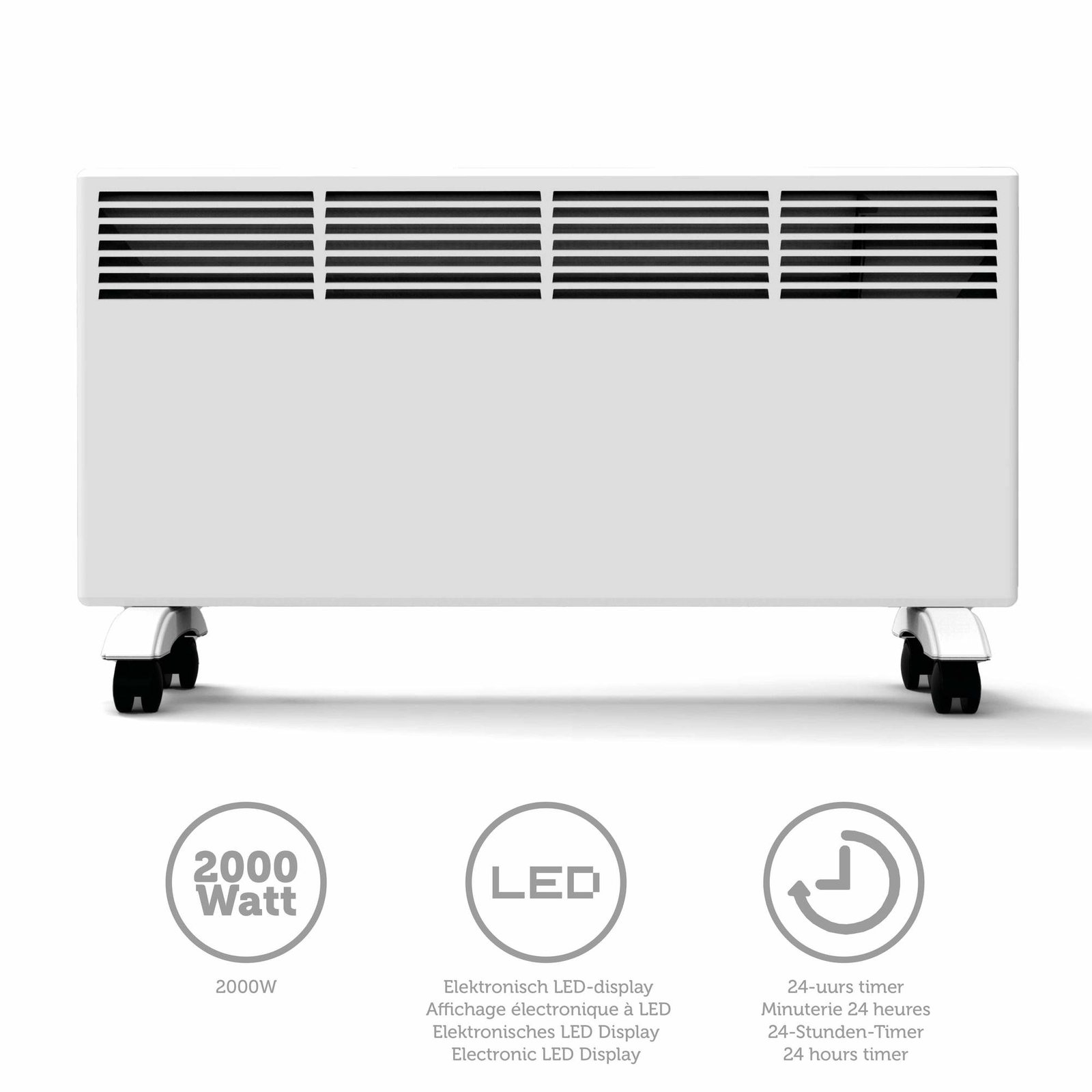Digital panelvärmare 2000W | Hem & Hobby | Pryloteket