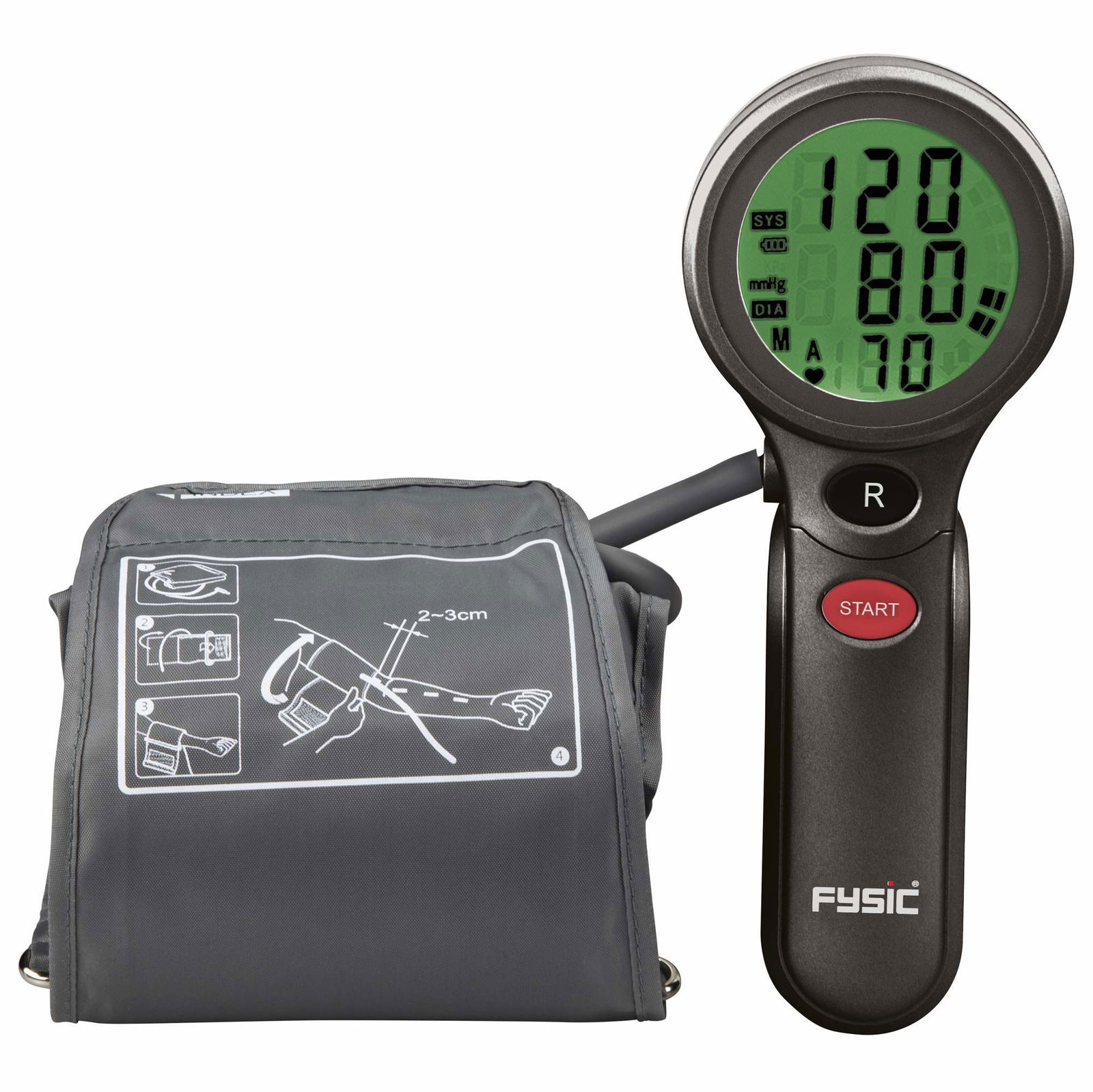 Blodtryksmåler for overarmen med pulsmåling billede