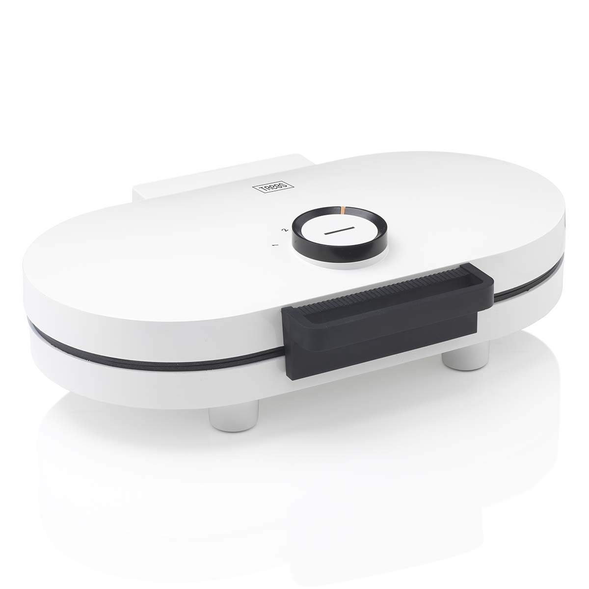 Hjerteformet dobbelt vaffeljern – non-stick, 5 varmeindstillinger billede