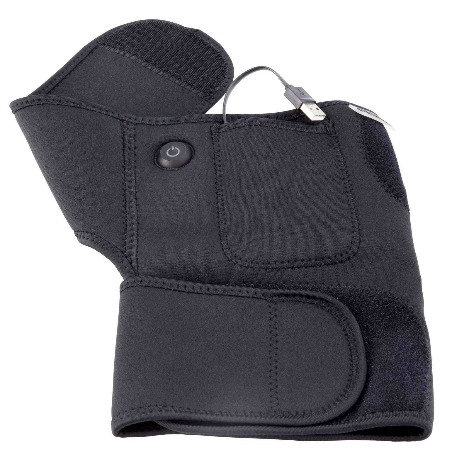 Trådløs knævarmepude – højre knæ, vaskbar, USB-drevet billede