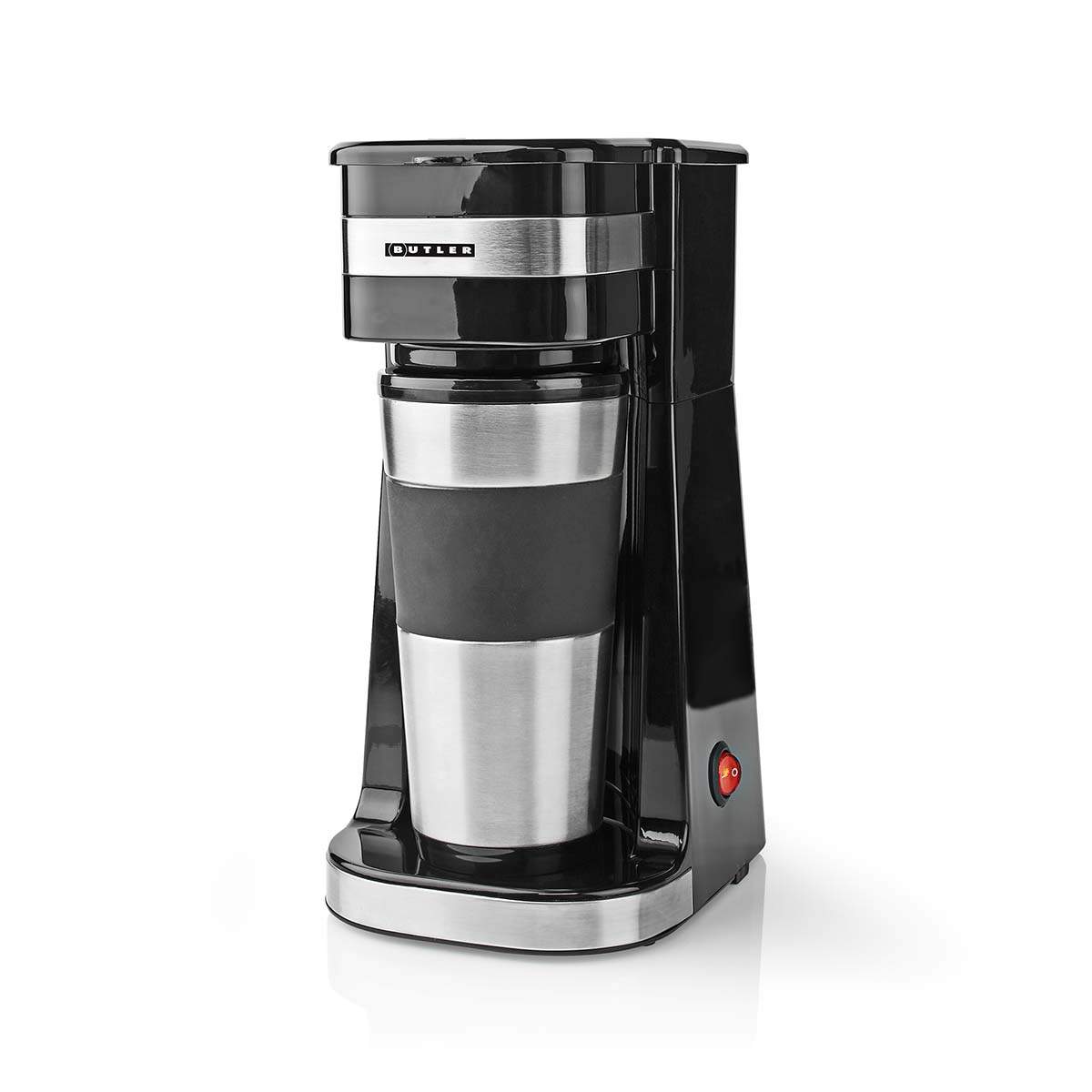 Enkeltportionskaffemaskine, 0,4L, 750W, Rejsekrus, Automatisk slukning billede