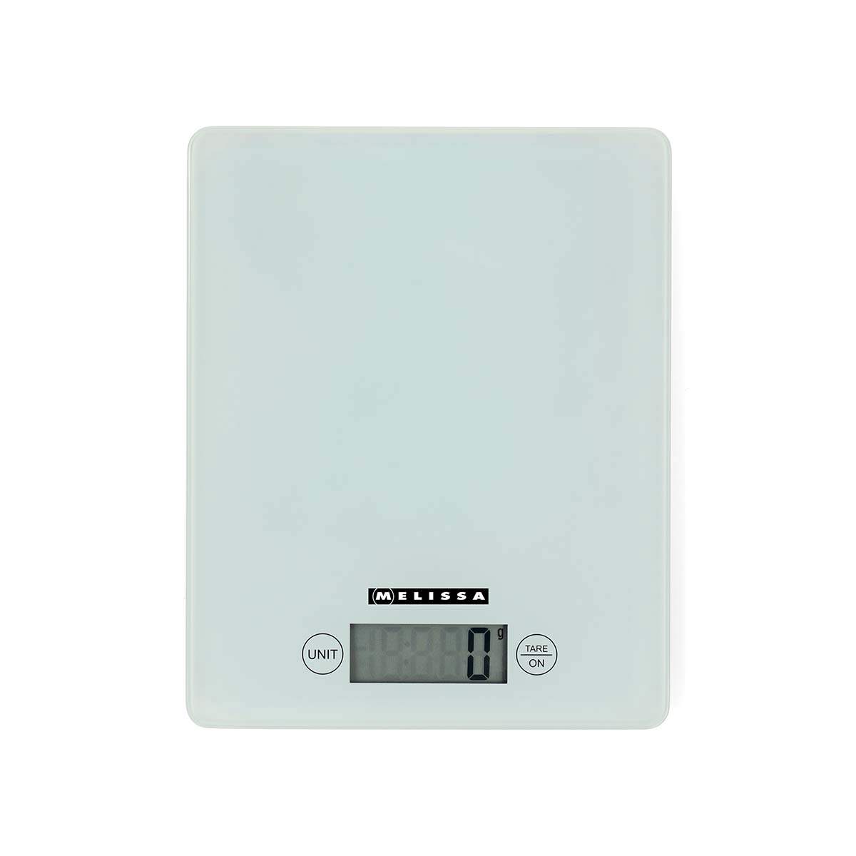 Digital køkkenvægt, maks. 5 kg, glas, LCD-display