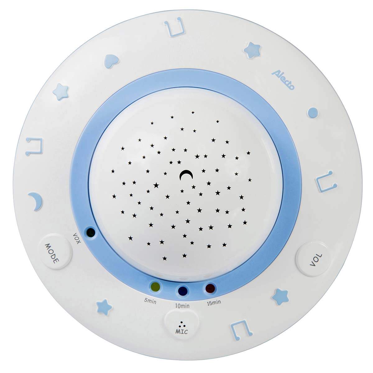 Stjärnklar babyprojektor med vaggvisor och ljudsensor | Hem & Hobby | Pryloteket