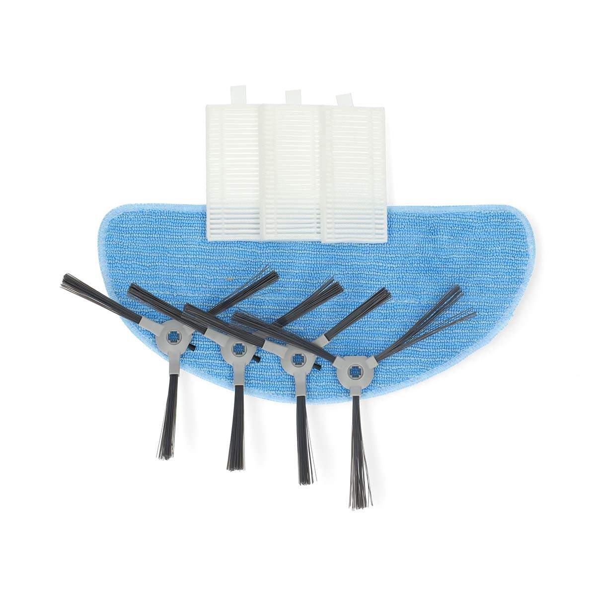 Robotdammsugare HEPA-filterkit – 3 filter, 4 borstar, mopp | Hem & Hobby | Pryloteket