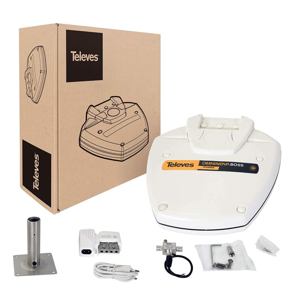 Omnidirektionel antenne med LTE-filter – 360 graders modtagelse billede