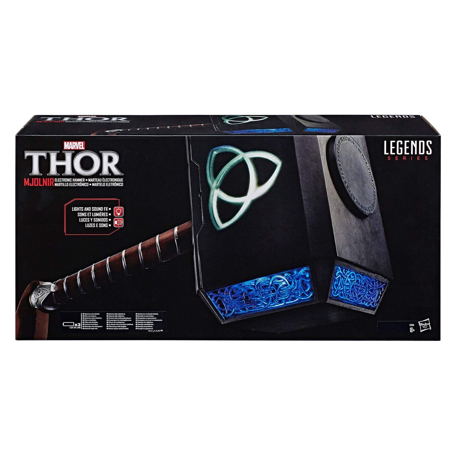 Thor Hammer Replica – Fullskalig elektronisk Marvel Legends | Hem & Hobby | Pryloteket