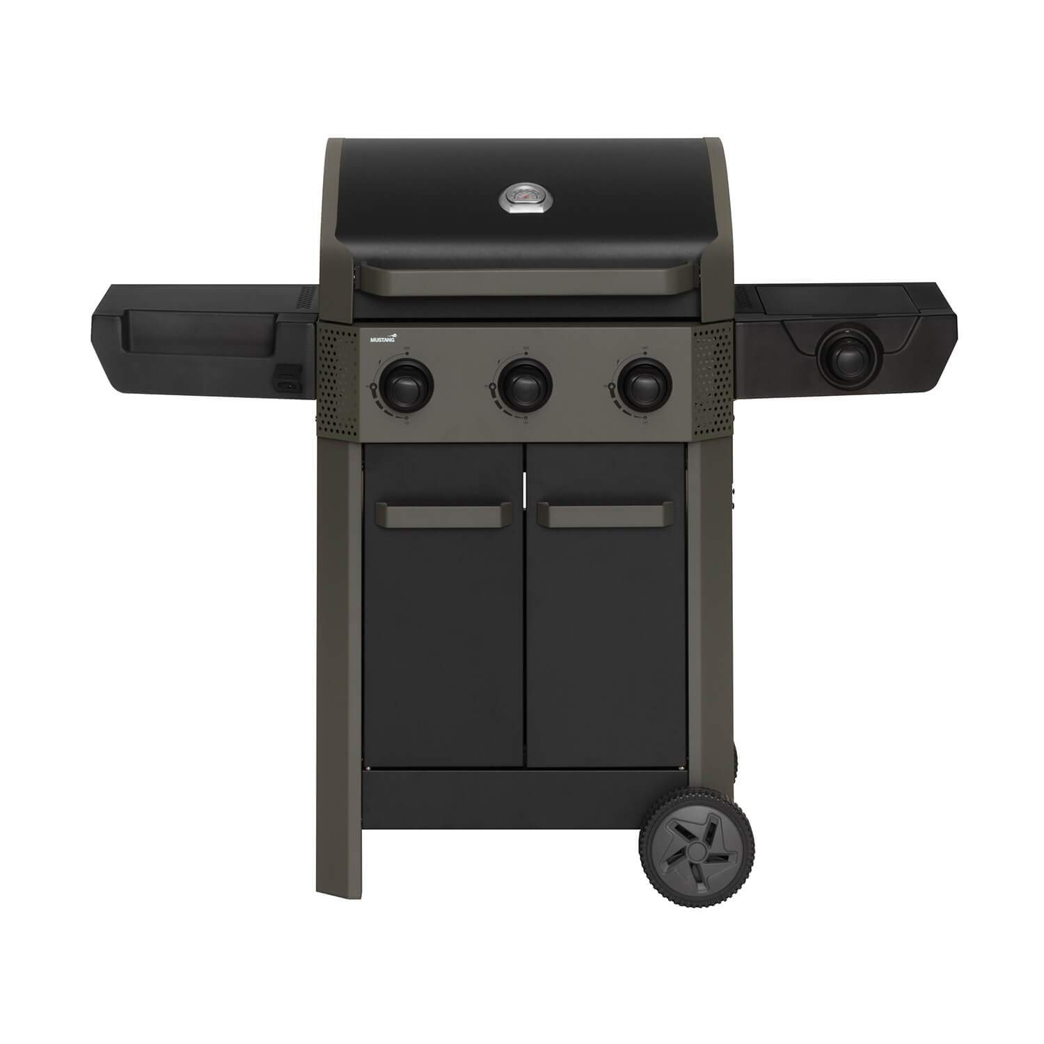 Gasgrill med sidobrännare – 3 brännare, 60x42 cm galler | Hem & Hobby | Pryloteket
