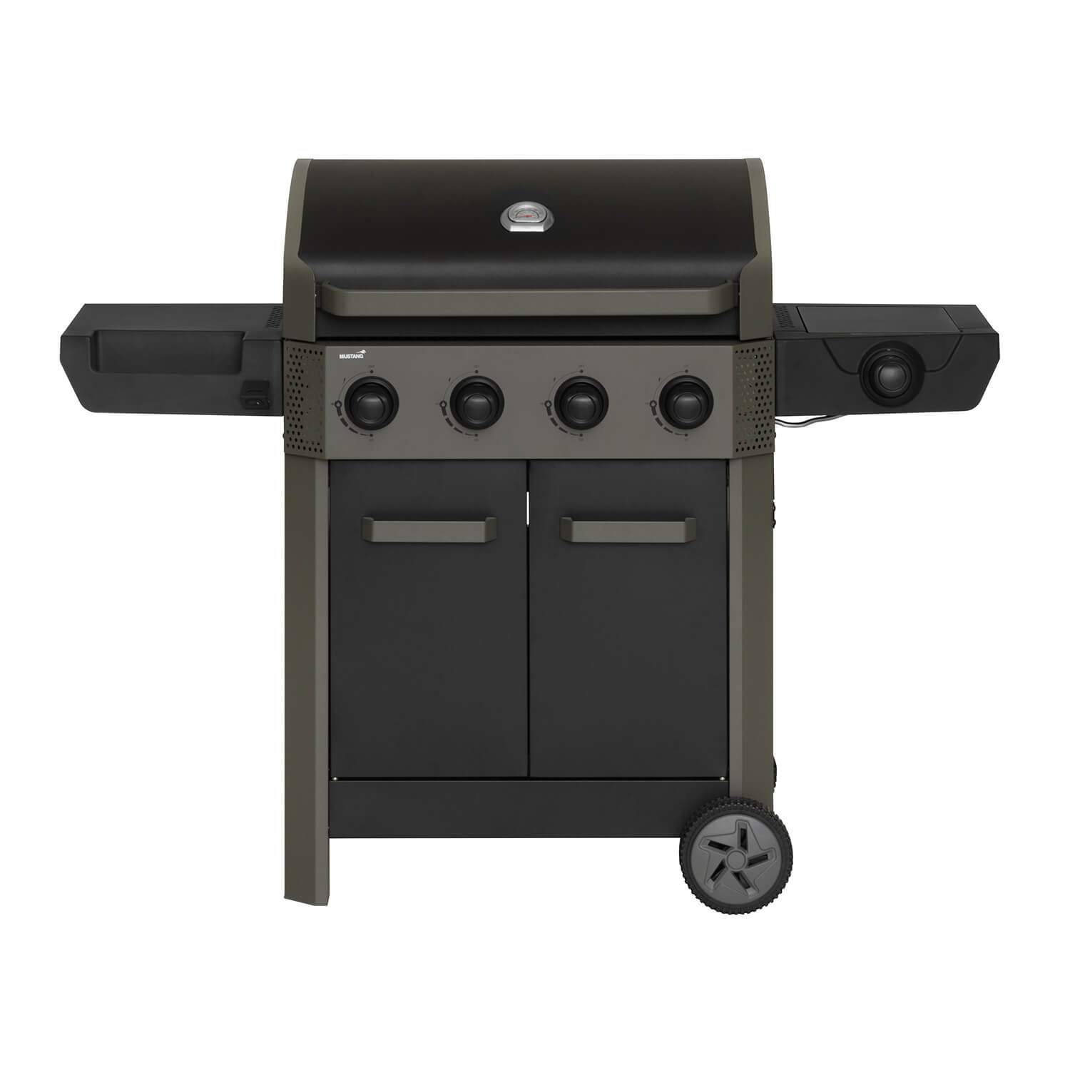 Gasgrill med 4 brännare + sidobrännare, 72x42 cm | Hem & Hobby | Pryloteket