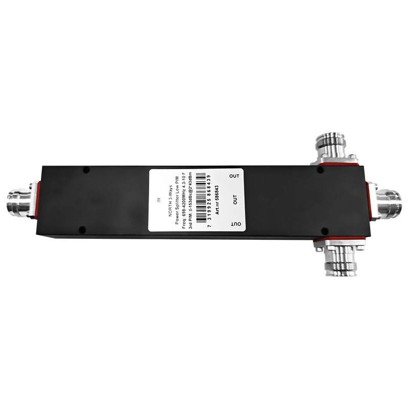 3-vejs strømfordeler 698-4200MHz, lav PIM, IP65