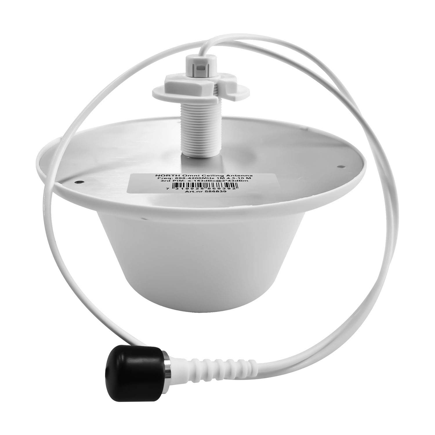 Loftantenne 698-4200MHz, 1m kabel, 360 graders dækning