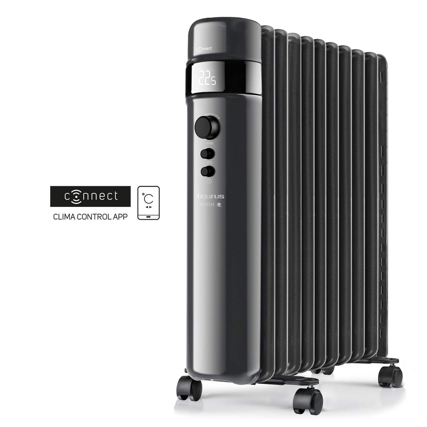 Smart oljevärmare, 2500W, app- och röststyrning | Hem & Hobby | Pryloteket