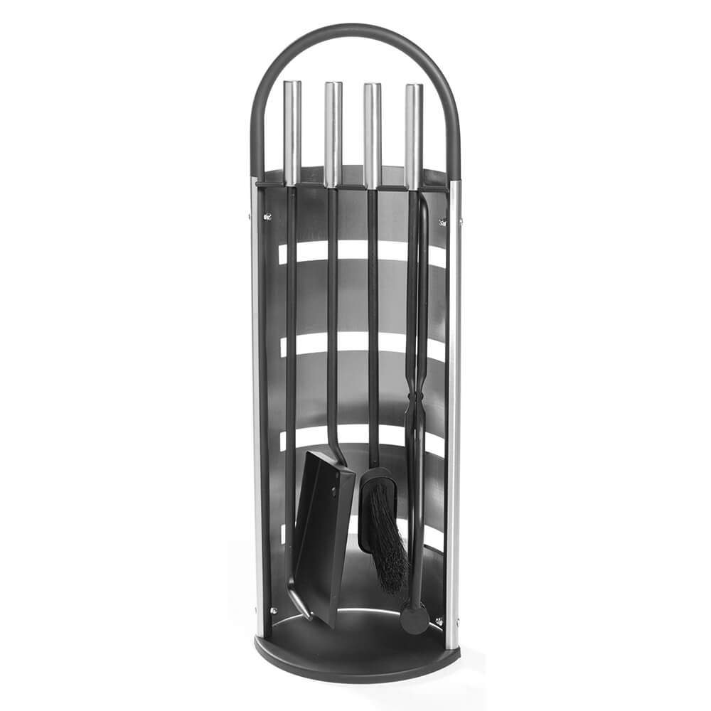 MUSTANG Fireplace Set 4-Piece Stainless | Elektronik - Tillbehör Mobil & Surfplatta - Mobiltillbehör - Mobilkablar - Tillbehör | Pryloteket
