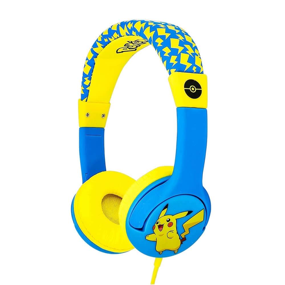 POKEMON Hovedtelefoner Junior On-Ear 85dB Pikachu