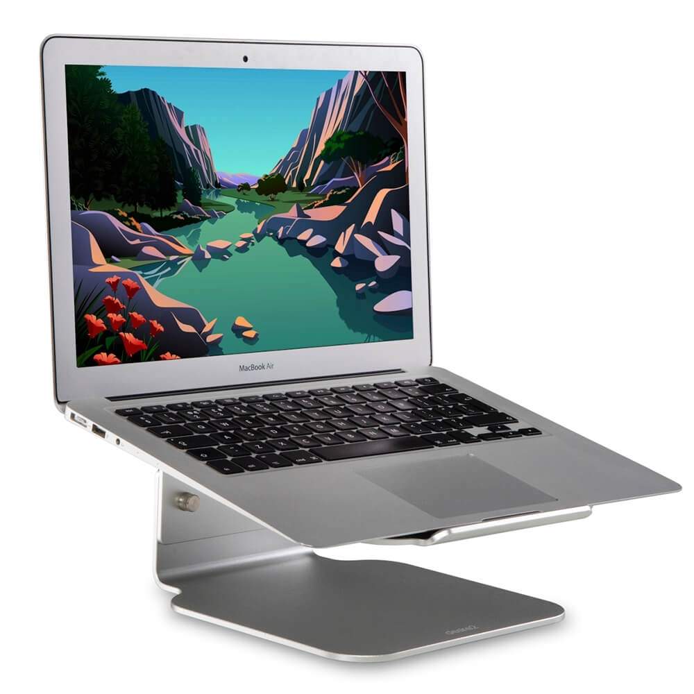 DESIRE2 Laptop Stand Riser Elevator Justerbar Universal Sølv
