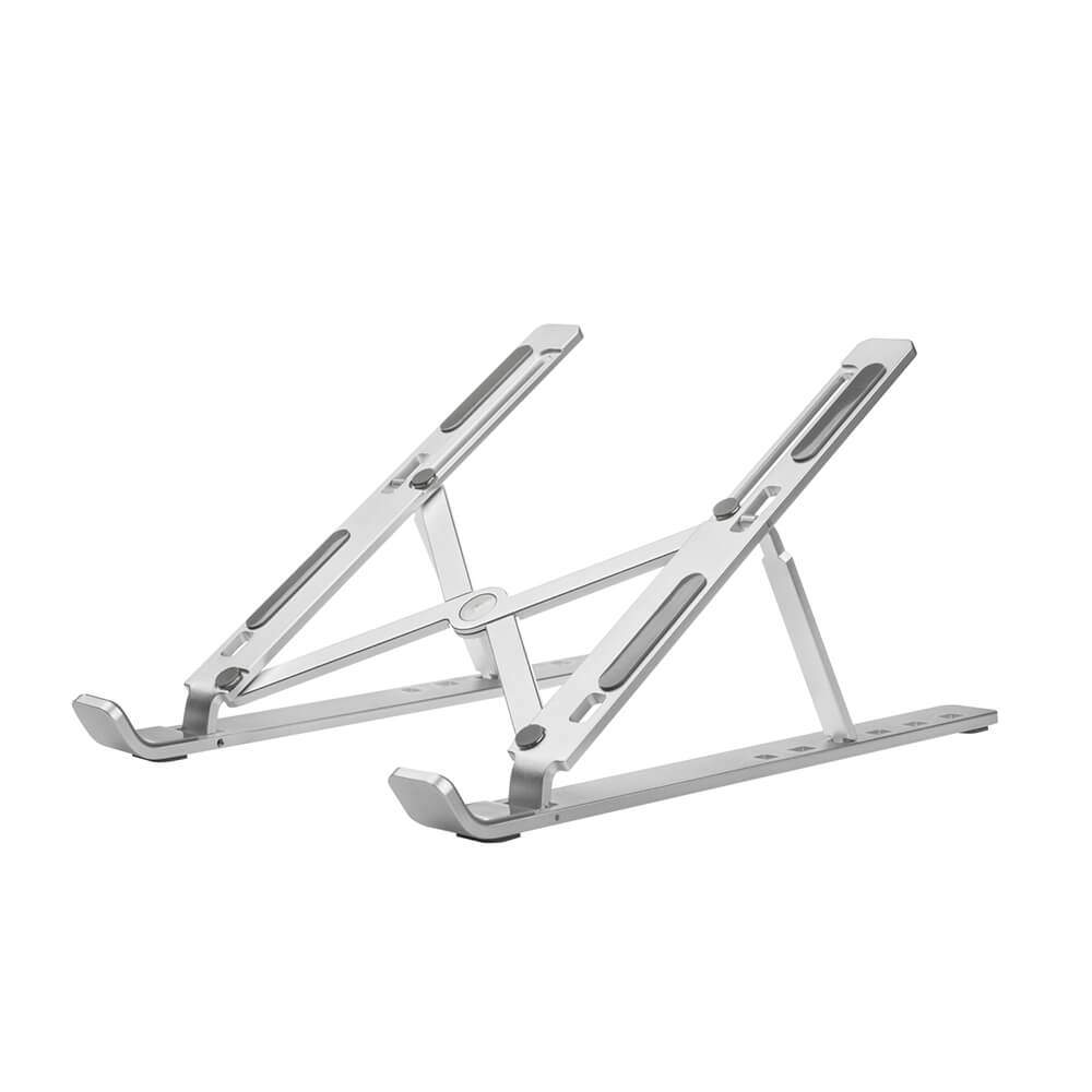 DESIRE2 Foldbart Laptop Stand X-formet Aluminium Sølv