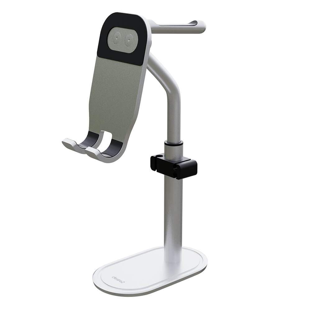 DESIRE2 Headrest Pro Stand For headphone and phone silver | Elektronik - Tillbehör Mobil & Surfplatta - Mobiltillbehör - Mobilkablar - Tillbehör | Pryloteket