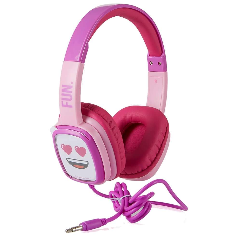 EMOJI-hovedtelefoner Flip'N'Switch Junior On-Ear Wired Pink 85dB